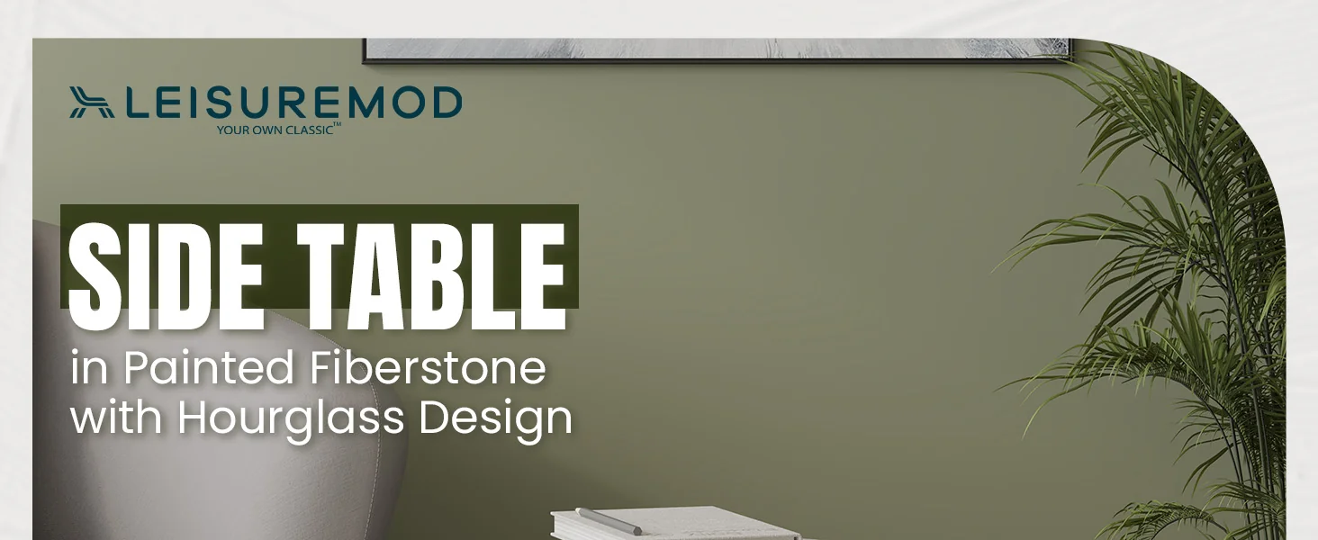 Modern Side End Table Spire Series In White