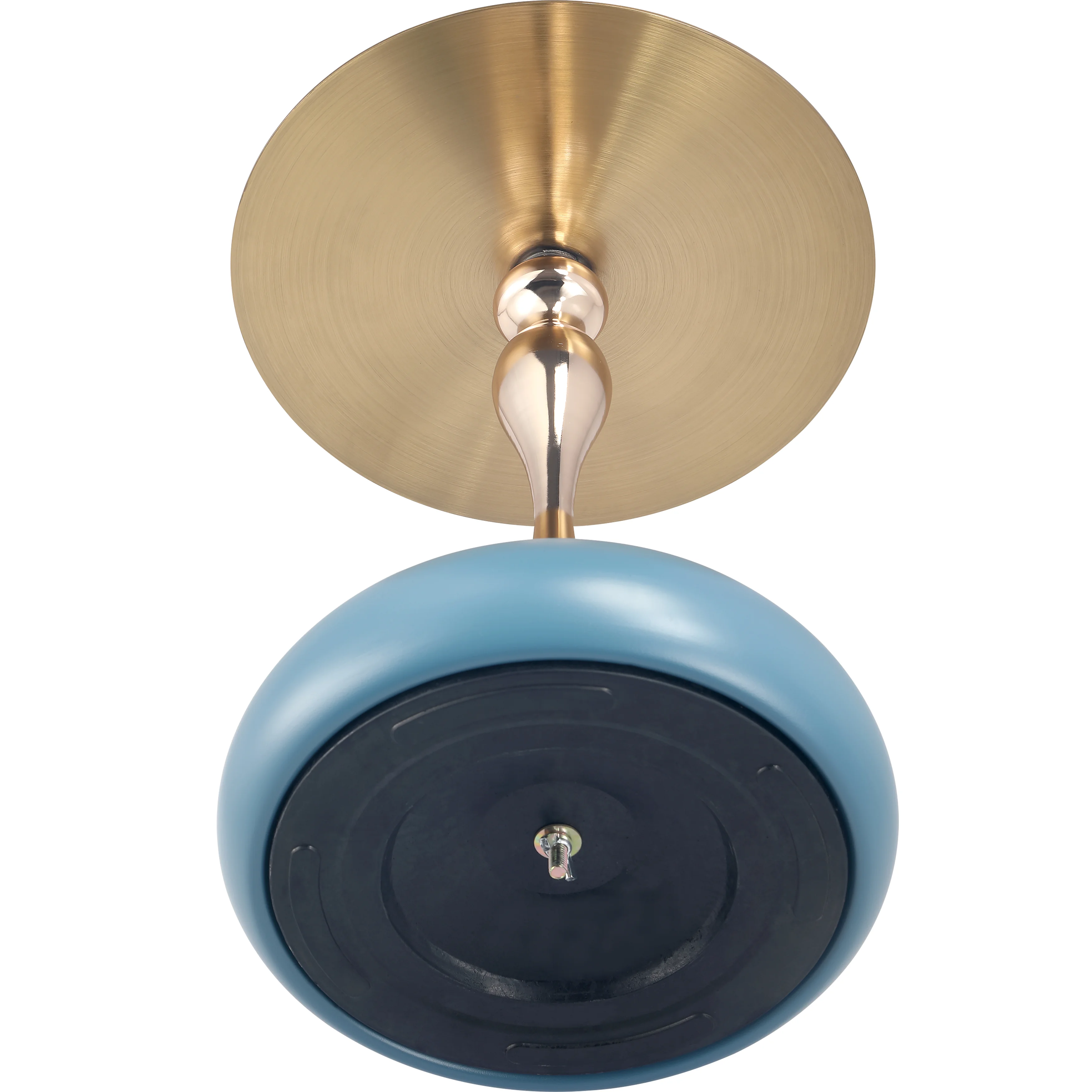 Savoy Collection Modern End Table In Blue