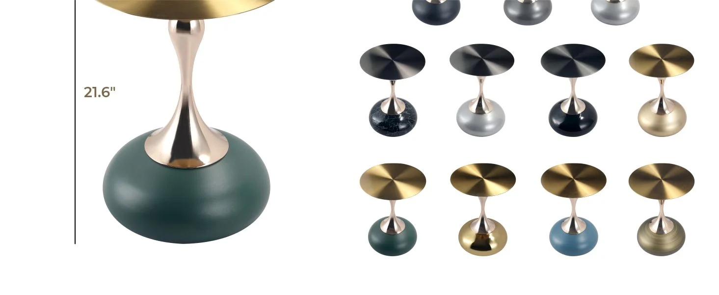 Savoy Collection Modern End Table In Green