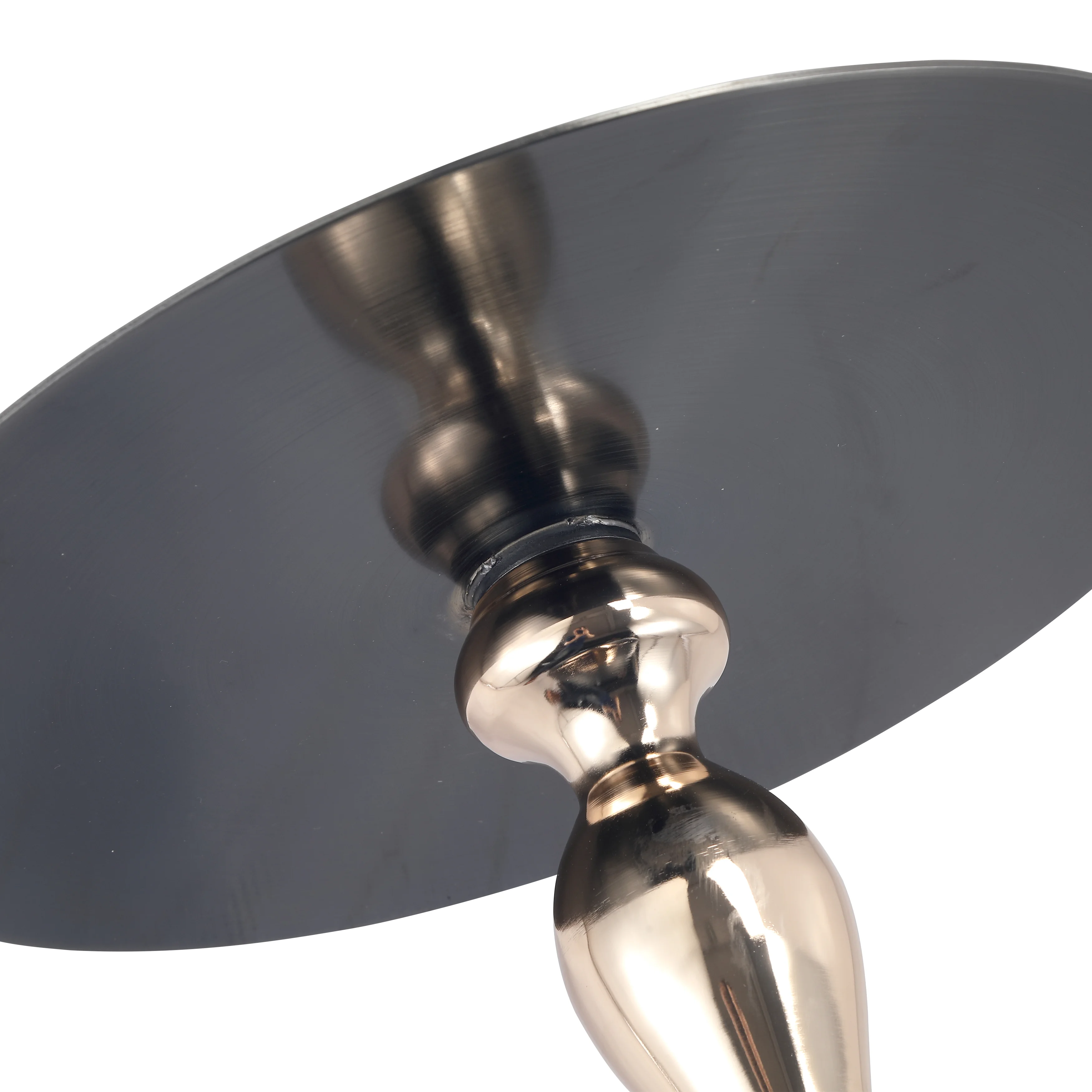 Savoy Collection Modern End Table In Matt Black