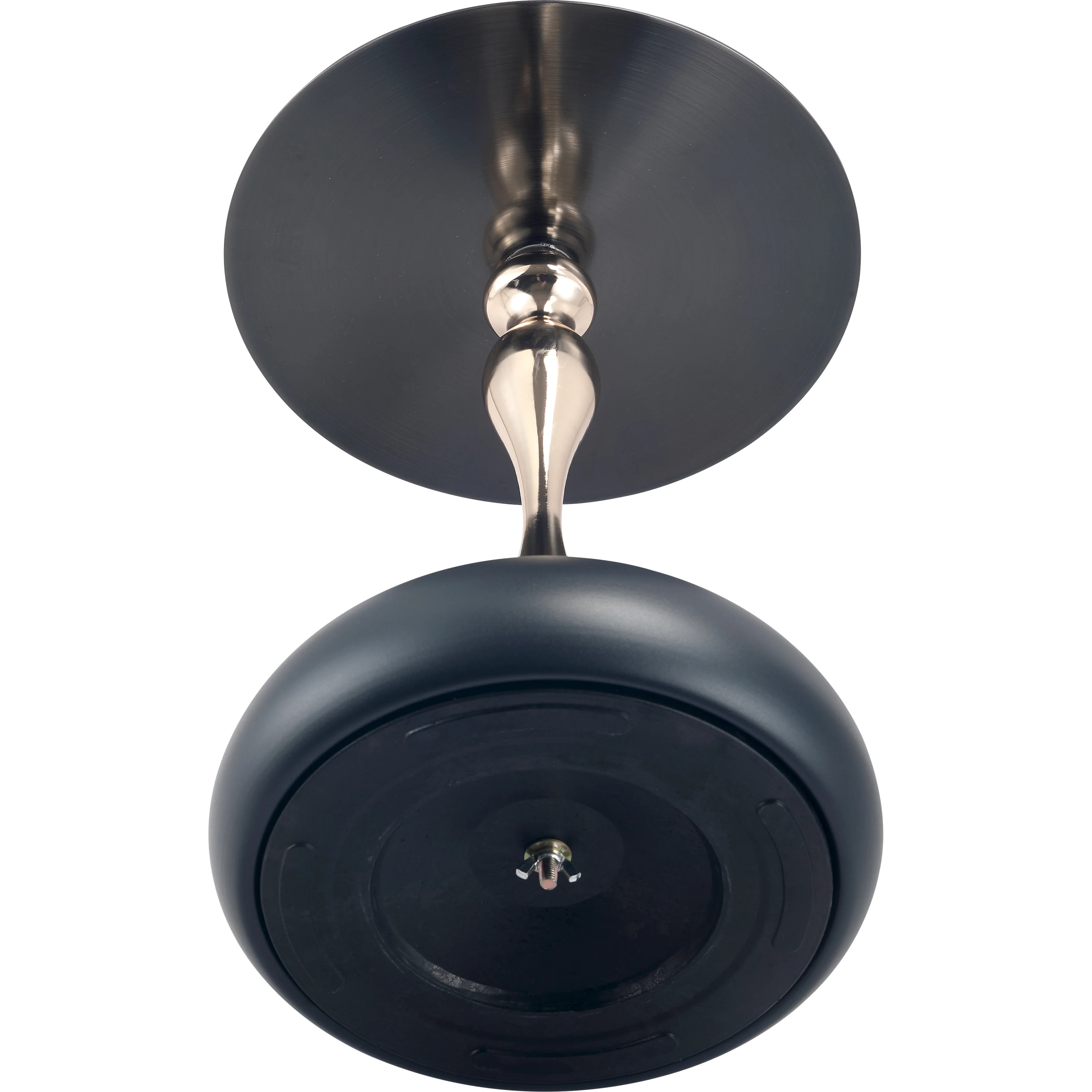 Savoy Collection Modern End Table In Matt Black