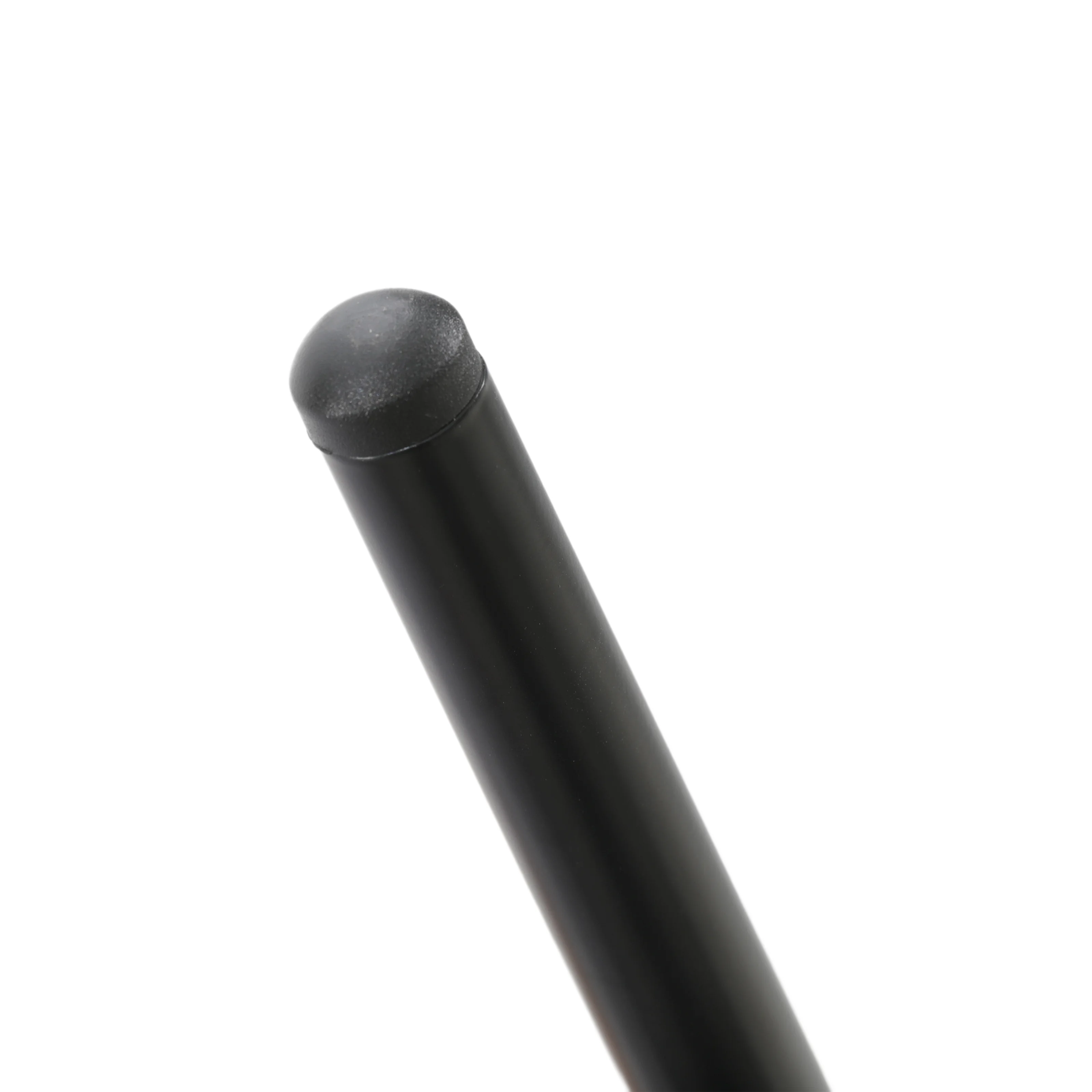 Verve 5-Piece Dining Set with 36" Round MDF Top Table and 4 Suede Dining Side Chairs in Black/Charcoal