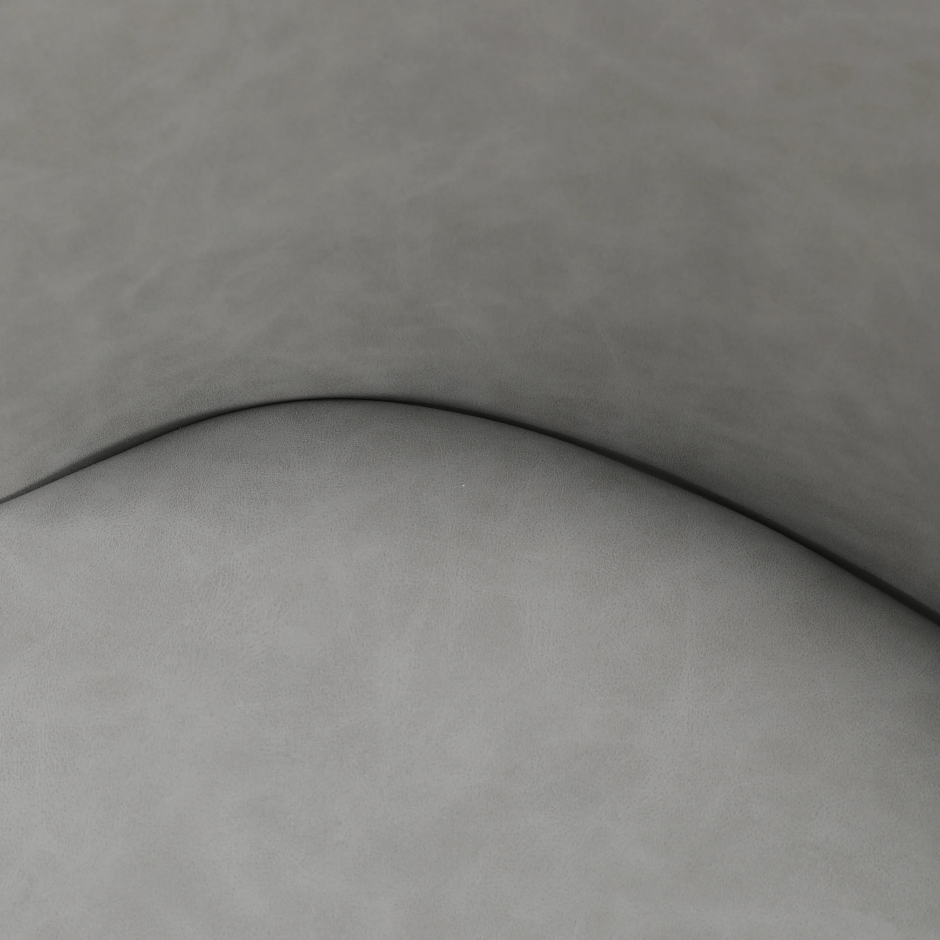 Voren 7-Piece Dining Set with 55" Rectangular Dining Table in Black Glass Top and 6 Leather Dining Chairs in Black/Light Grey