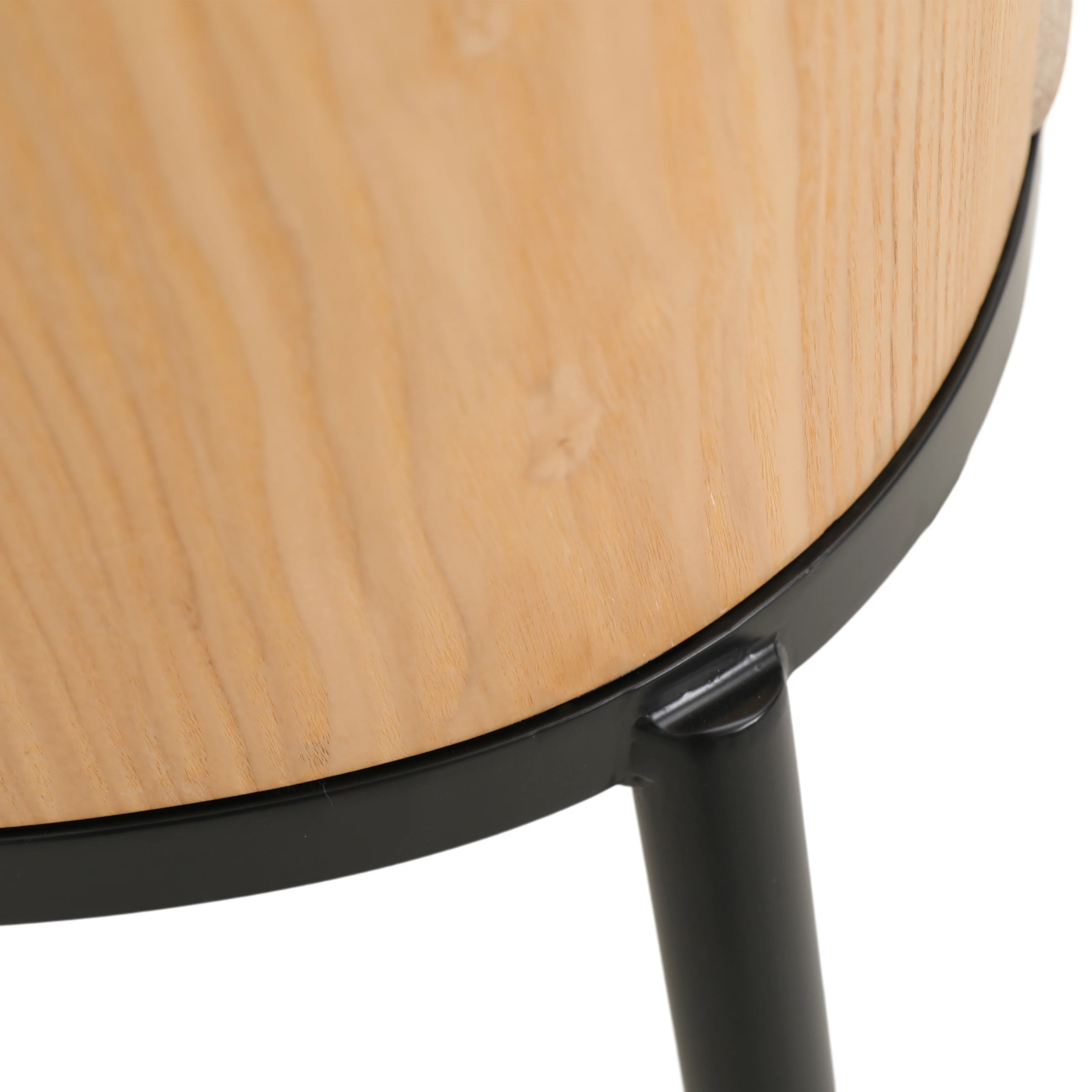 Tule Mid-Century Modern Dining Side Chair with Velvet Seat and Powder-Coated Steel Frame for Kitchen and Dining Room