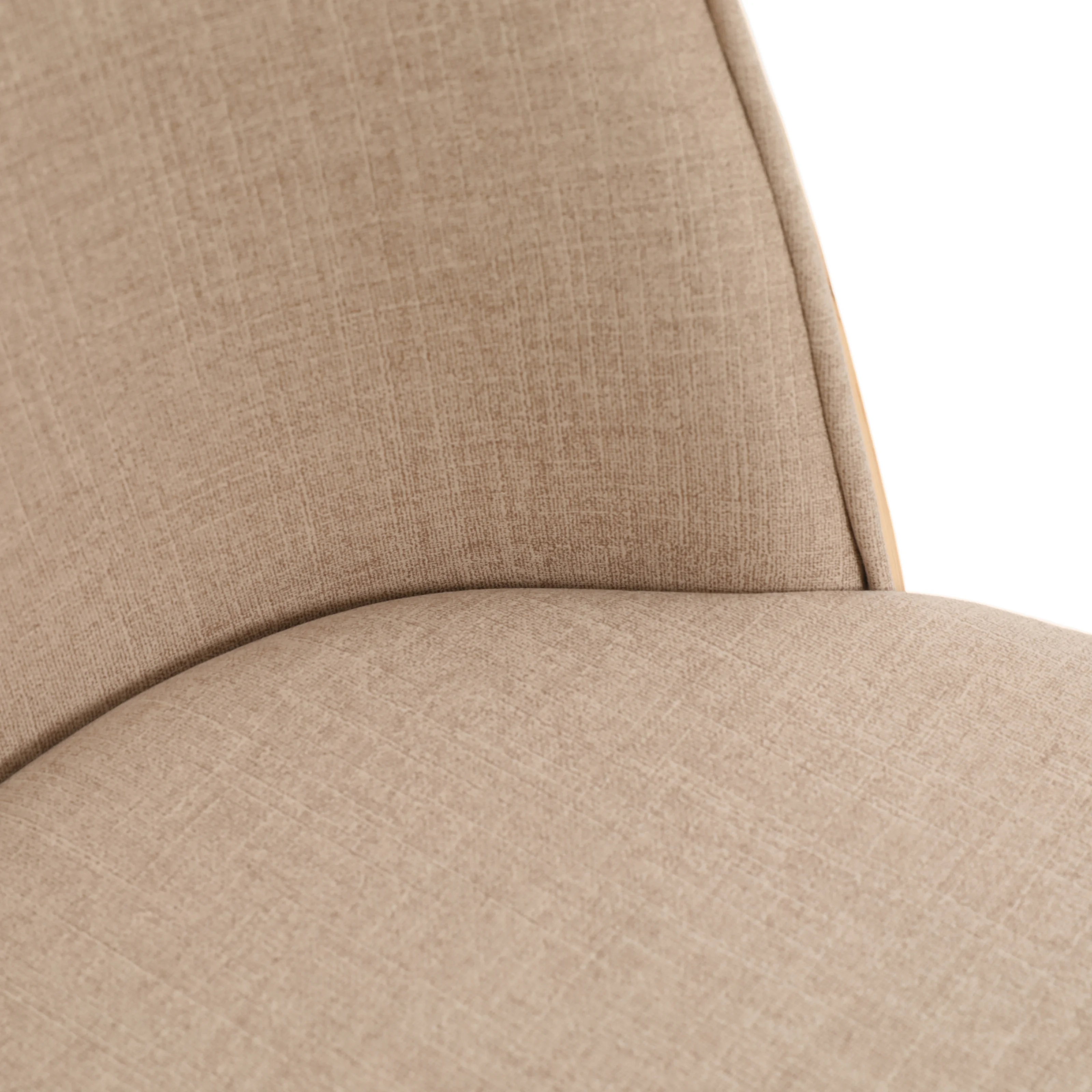 Tule Mid-Century Modern Dining Side Chair with Velvet Seat and Steel Frame Set of 2