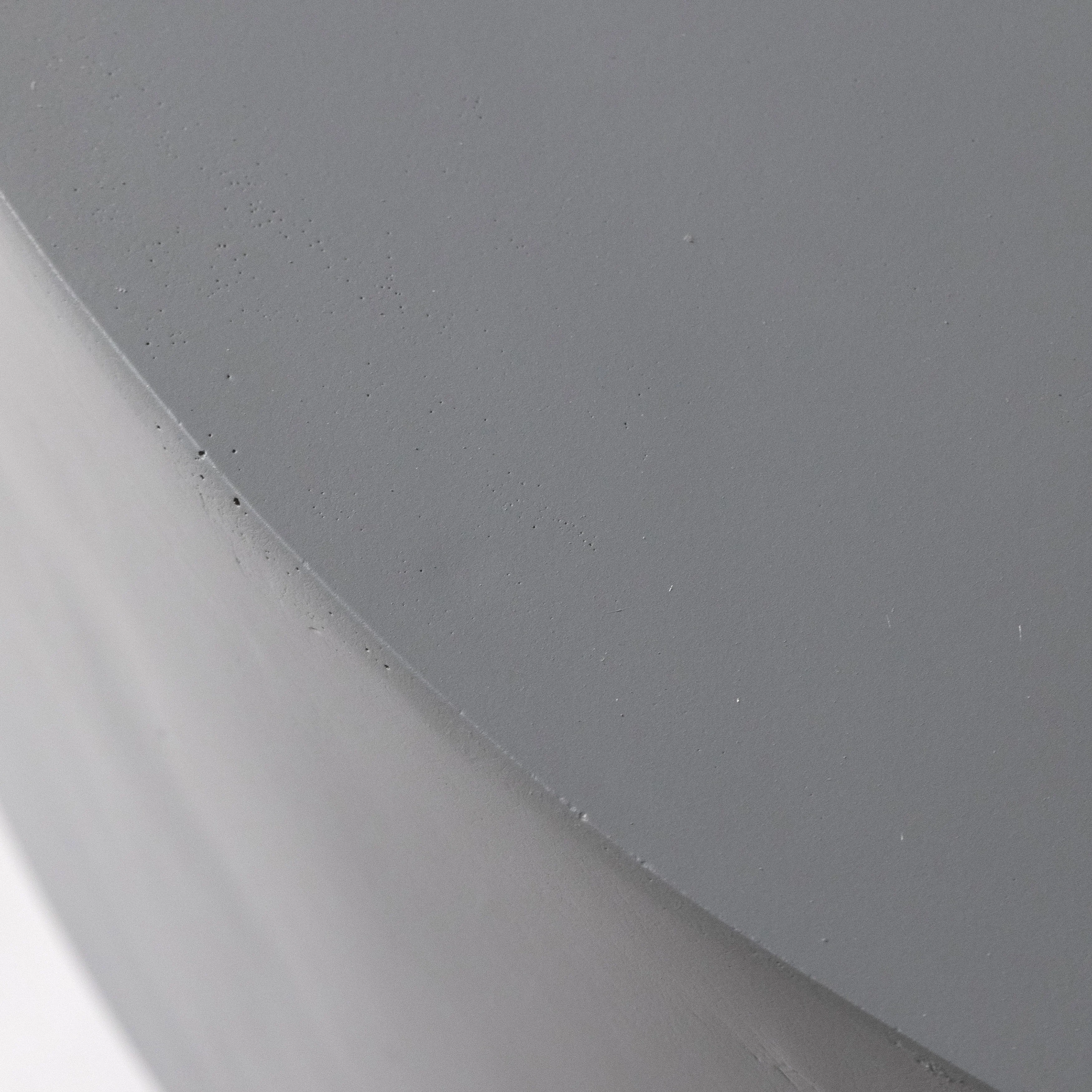 Terra Collection Fiberglass Outdoor Coffee Table In Grey