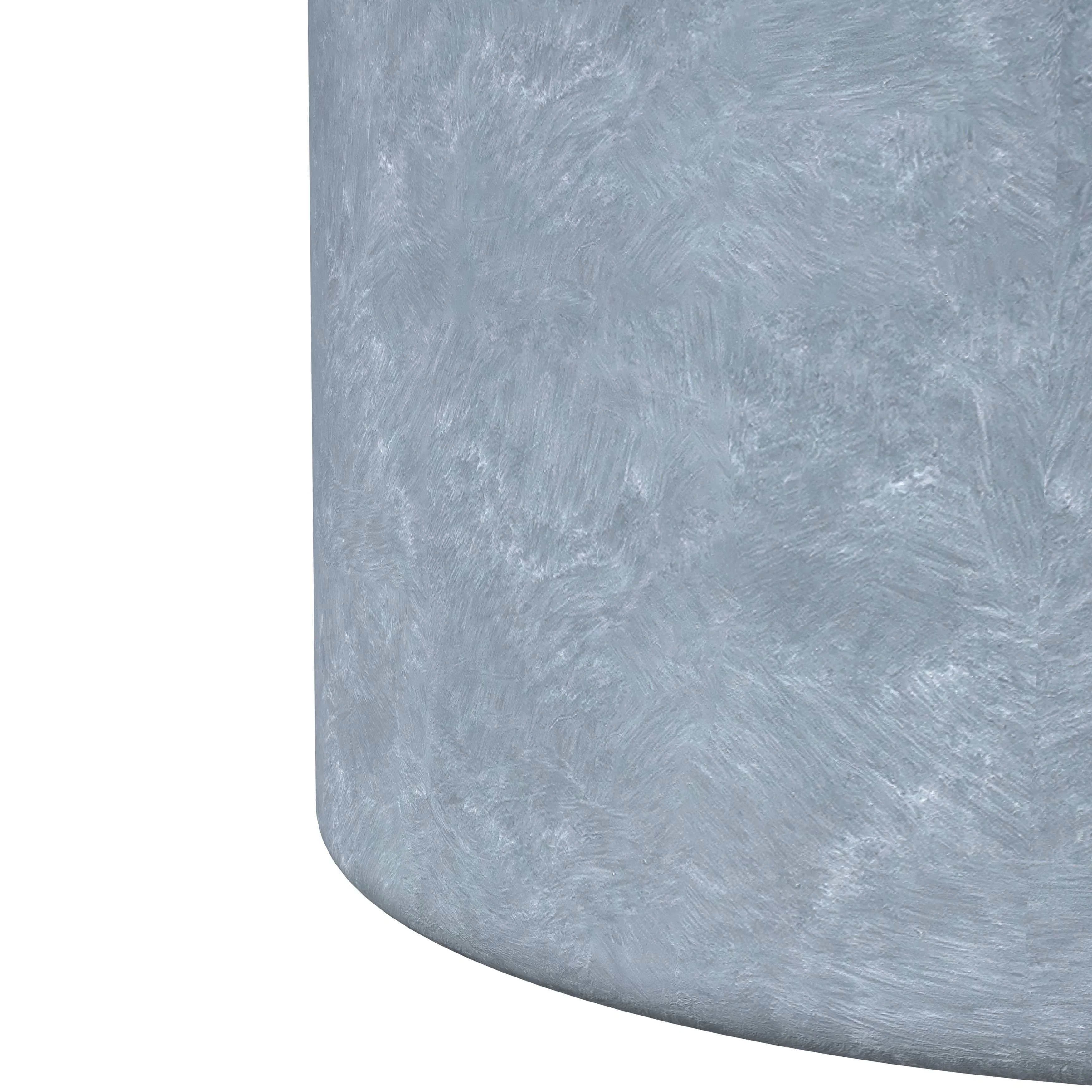 Tundra Series Poly Stone Planter Set in Aged Concrete