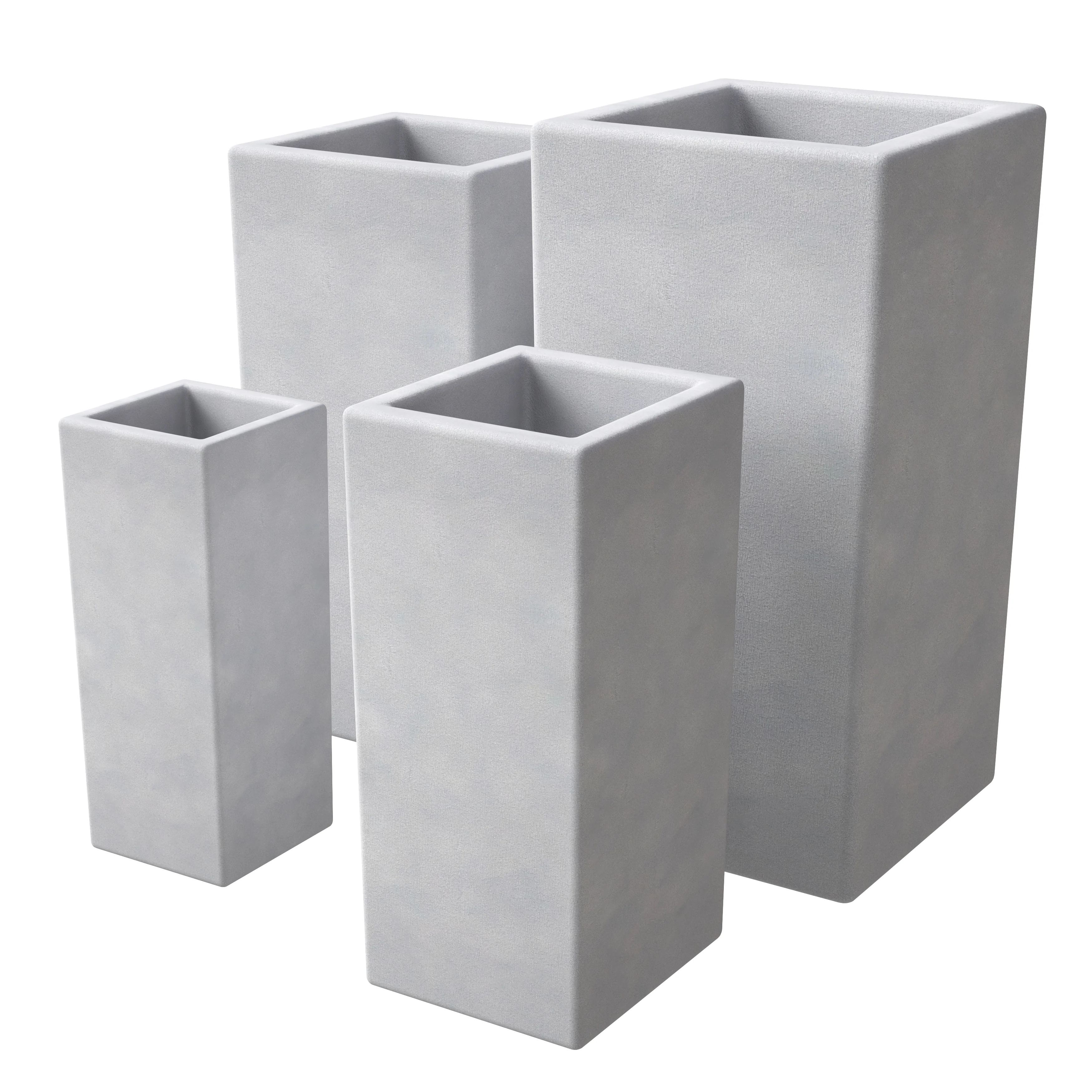 Terra Planter Set Aged Concrete