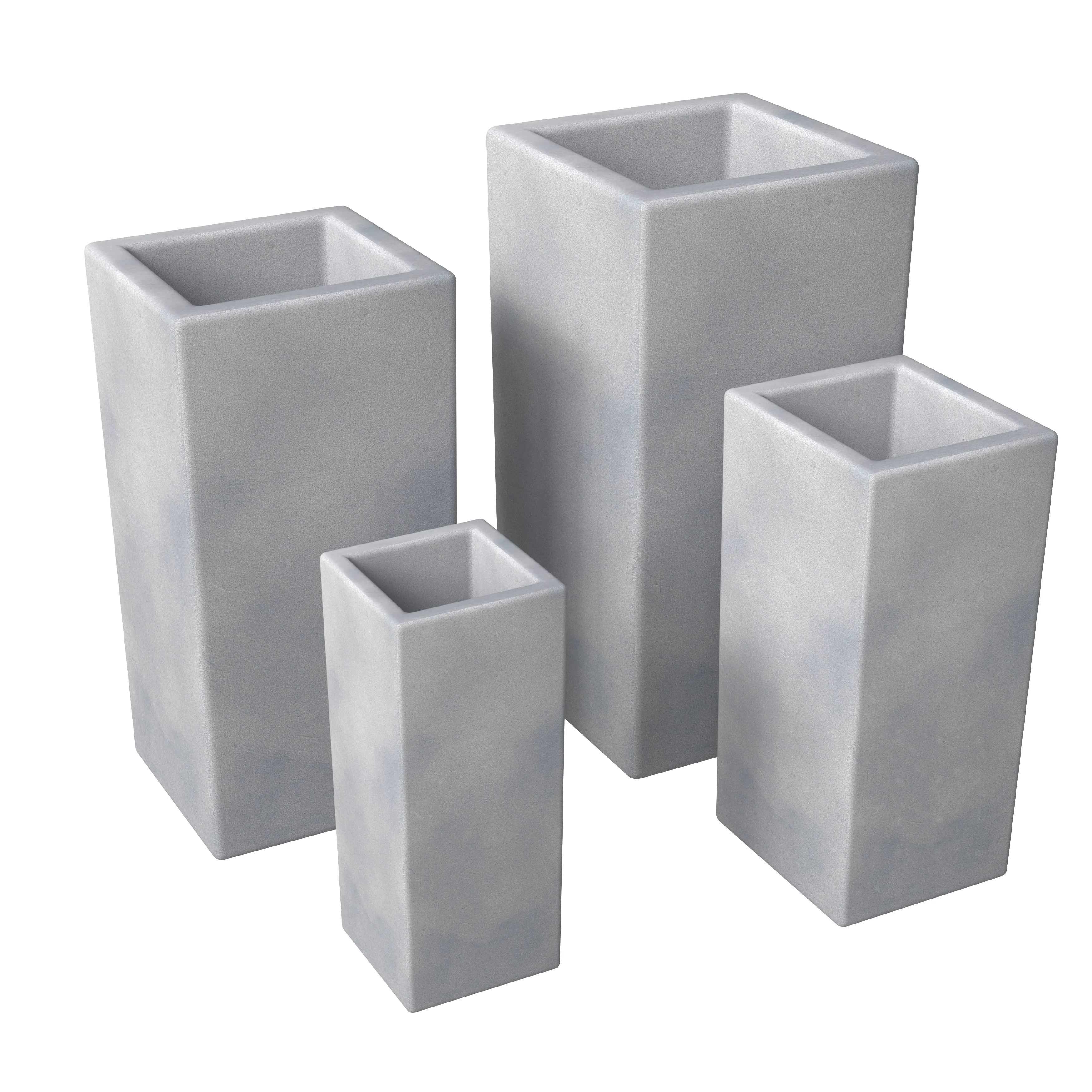 Terra Planter Set Aged Concrete