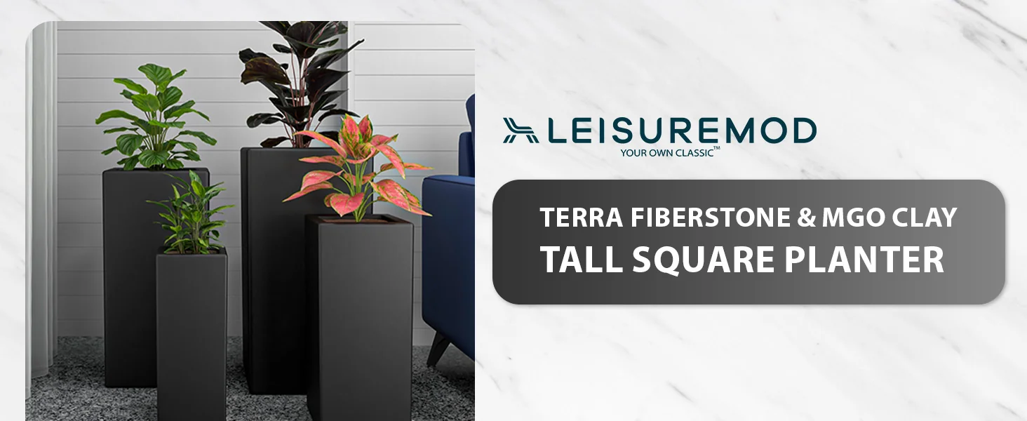 Terra Planter Set Black