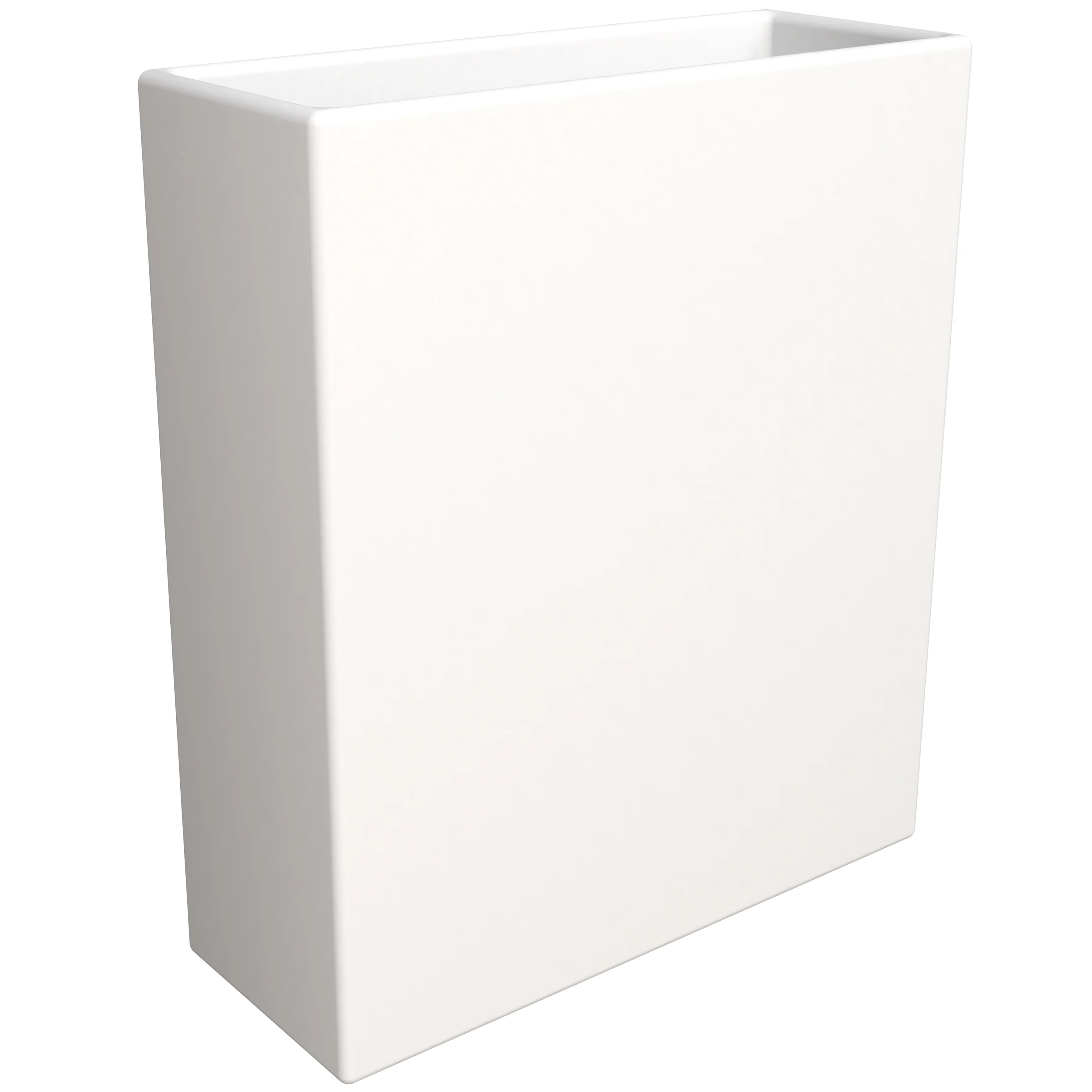 Thistle Series Poly Stone Planter Set in White