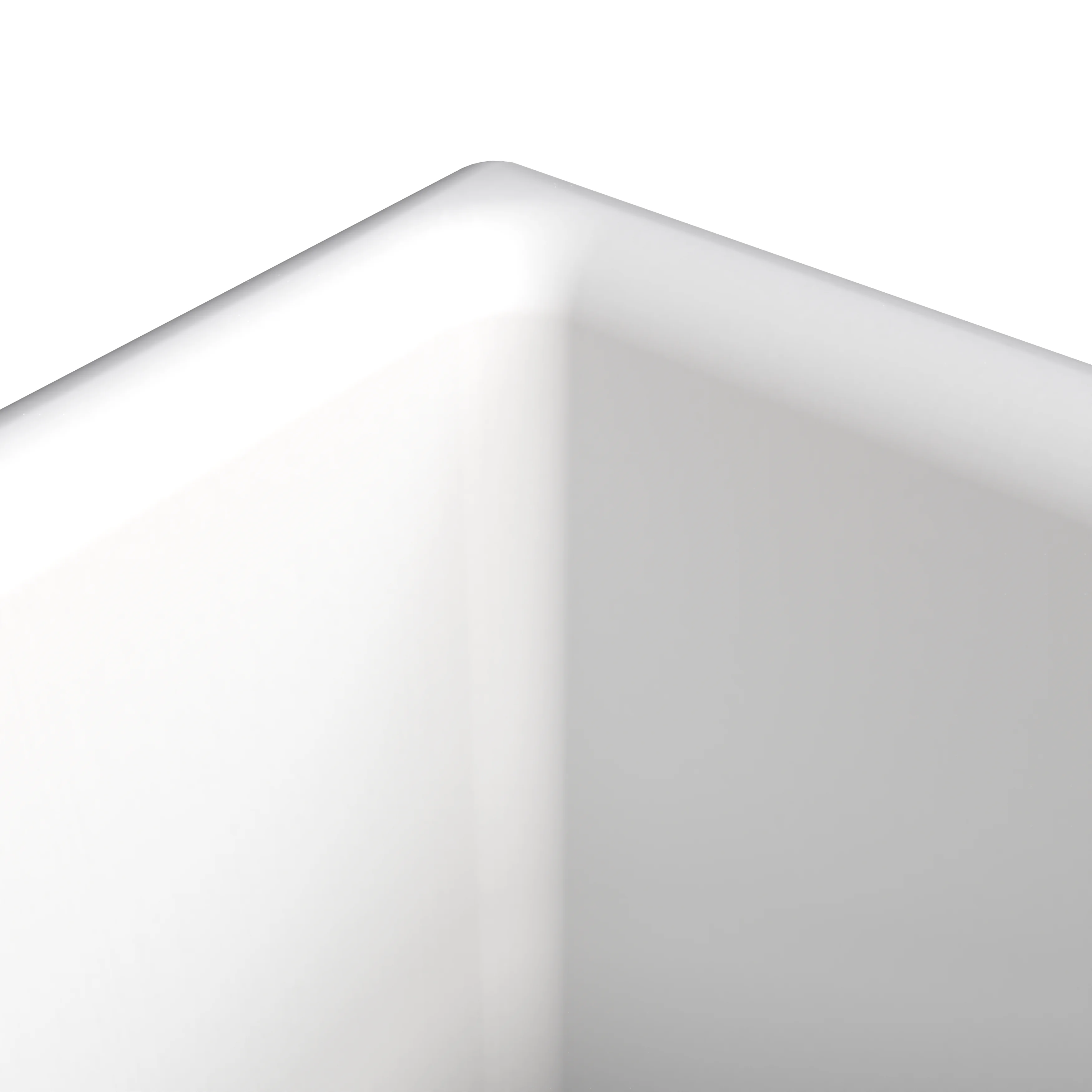 Thistle Series Poly Stone Planter in White 22" Dia 15" high