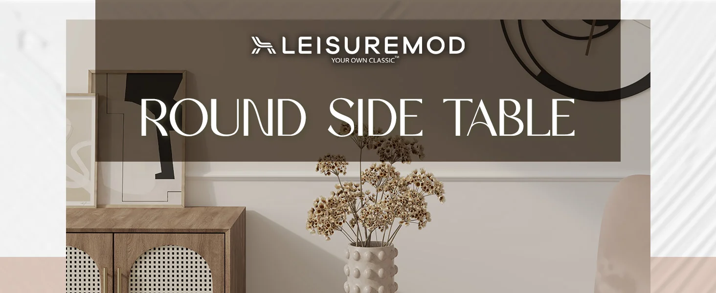 Modern Side End Table Trove Series In White