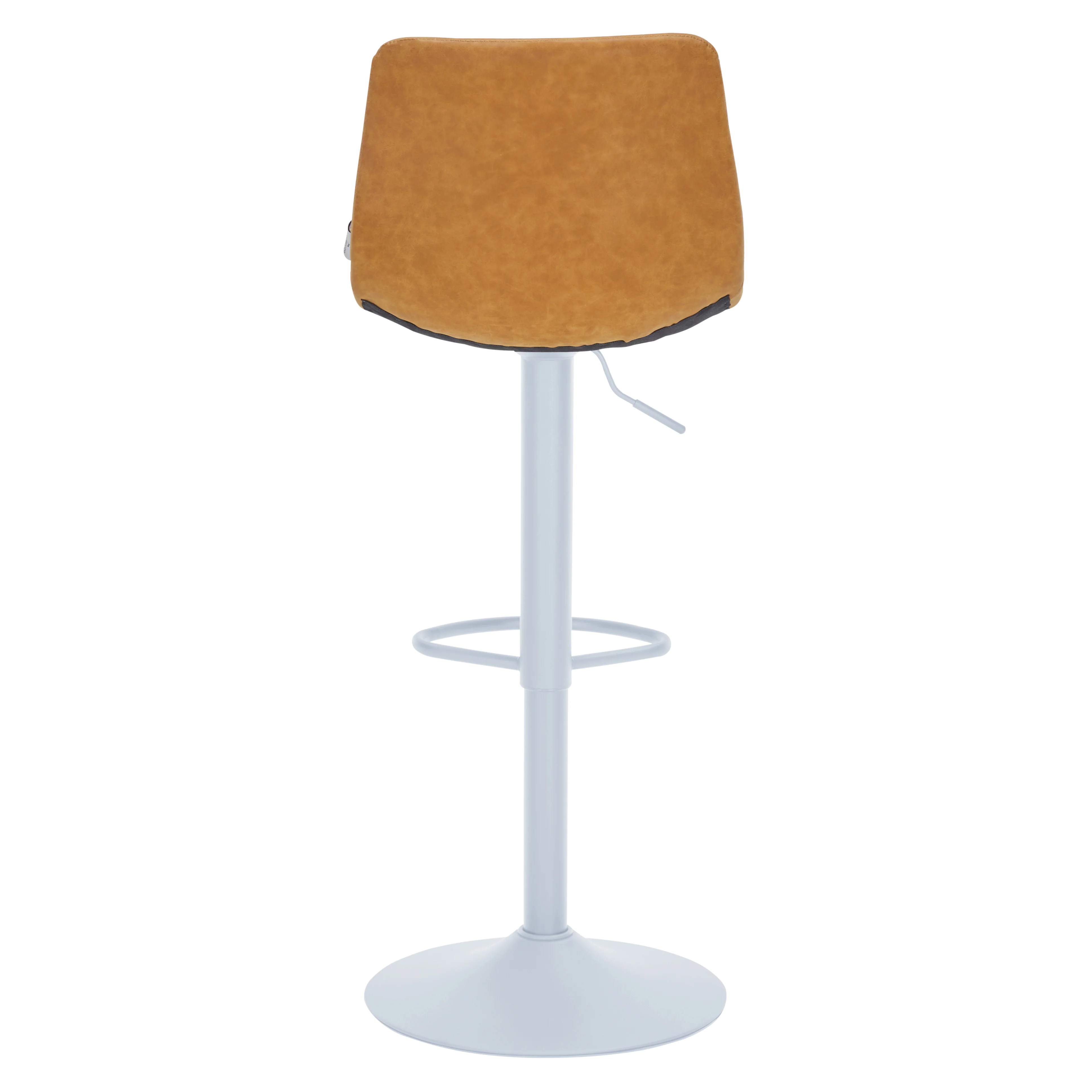 Tilbury - Bar stool White Base- Light Brown Set of 2