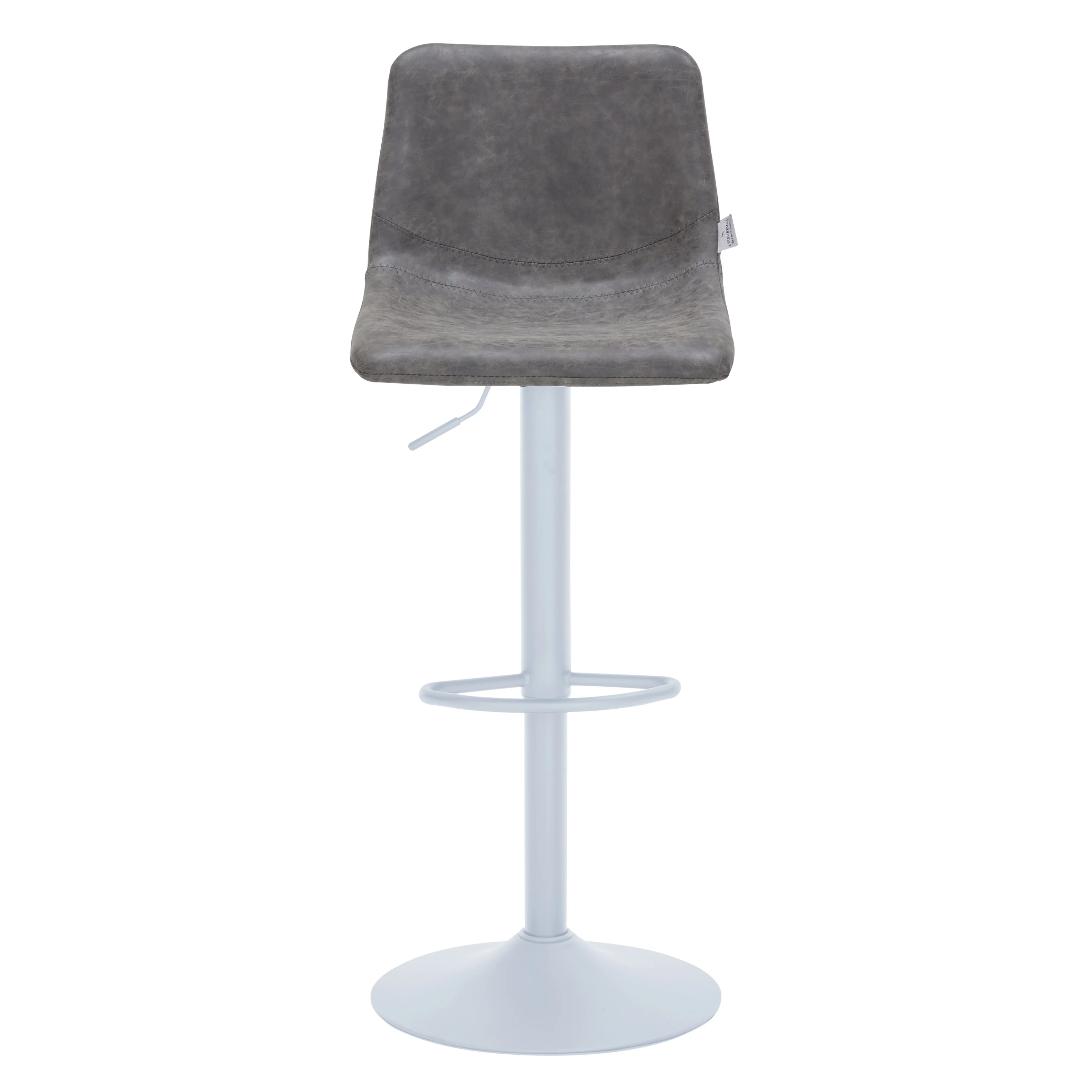 Tilbury - Bar stool - White base- Grey