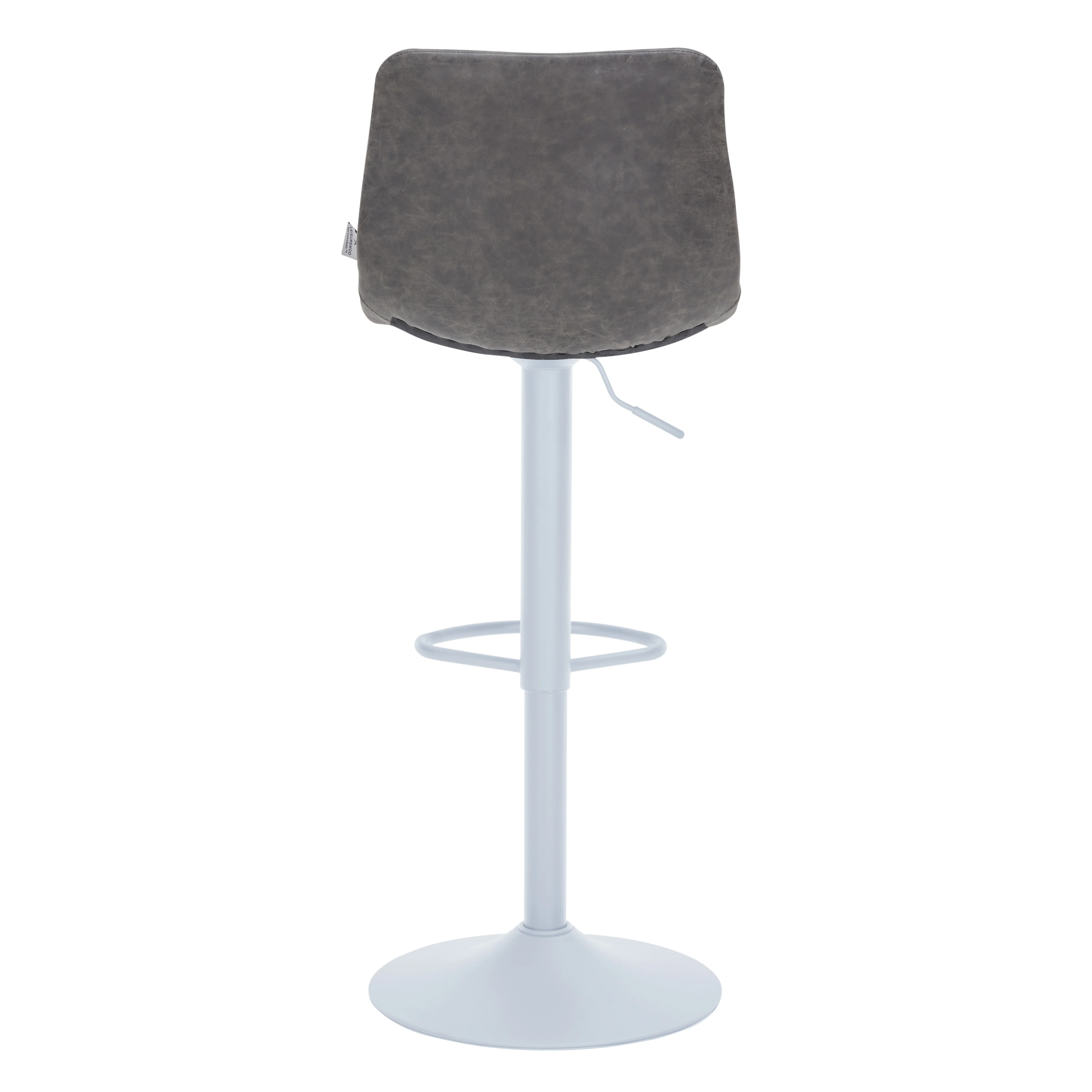 Tilbury - Bar stool - White base- Grey Set of 2