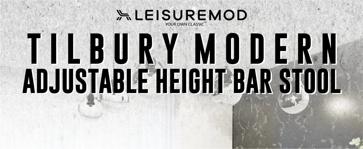 Tilbury - Bar stool -White base- Light Grey