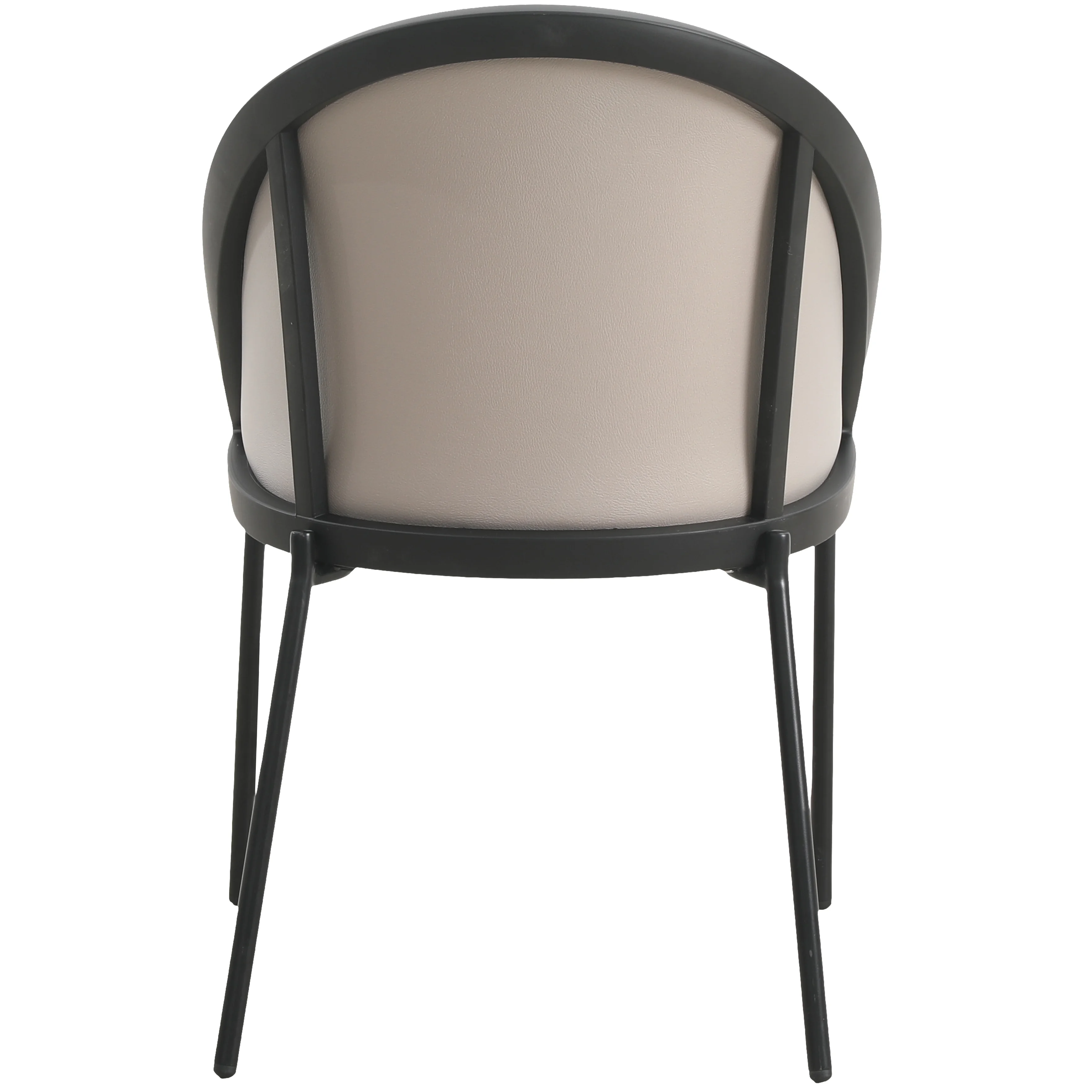 Urbane Collection Modern Dining Chair in Light Grey - Set of 2