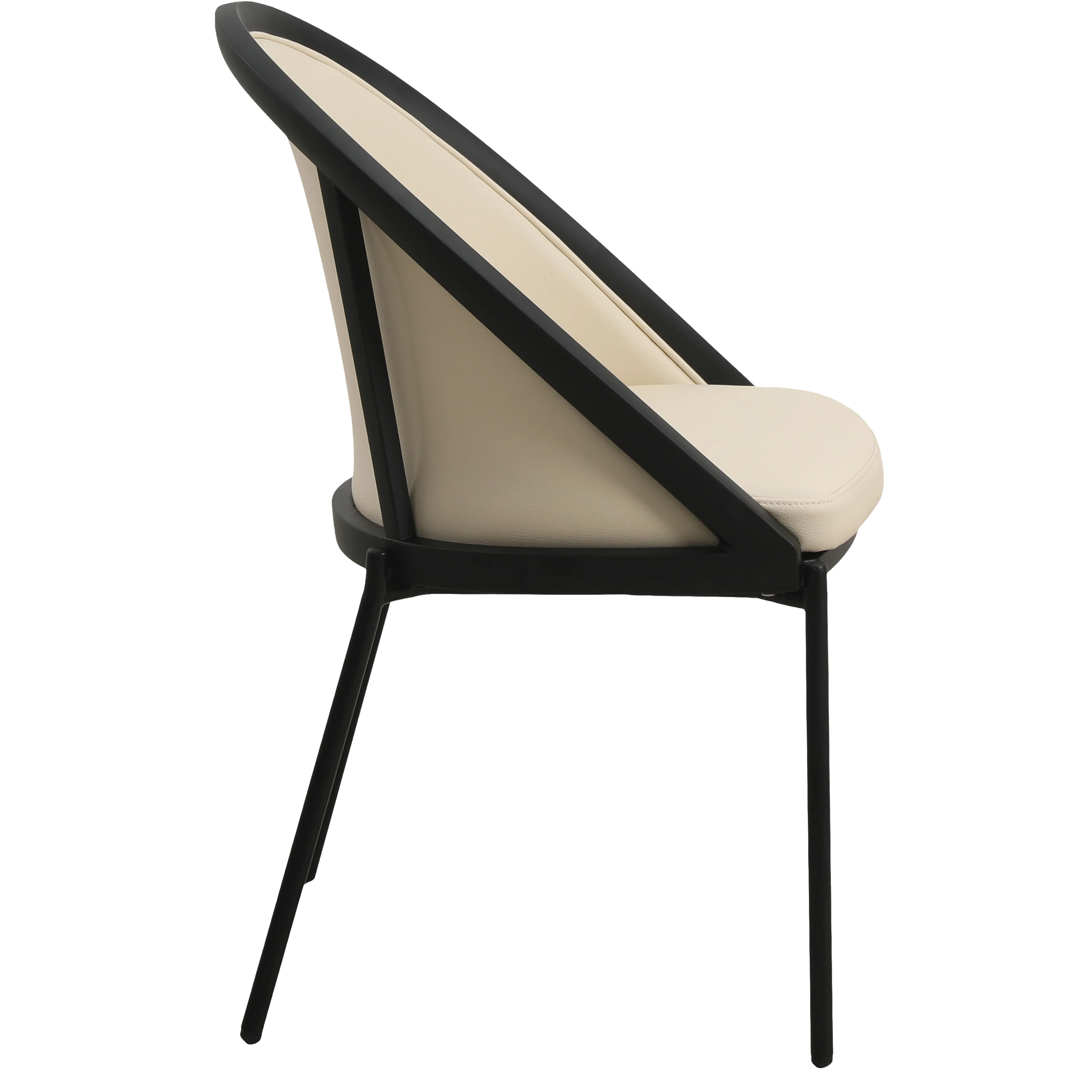 Urbane Collection Modern Dining Chair in Toupe