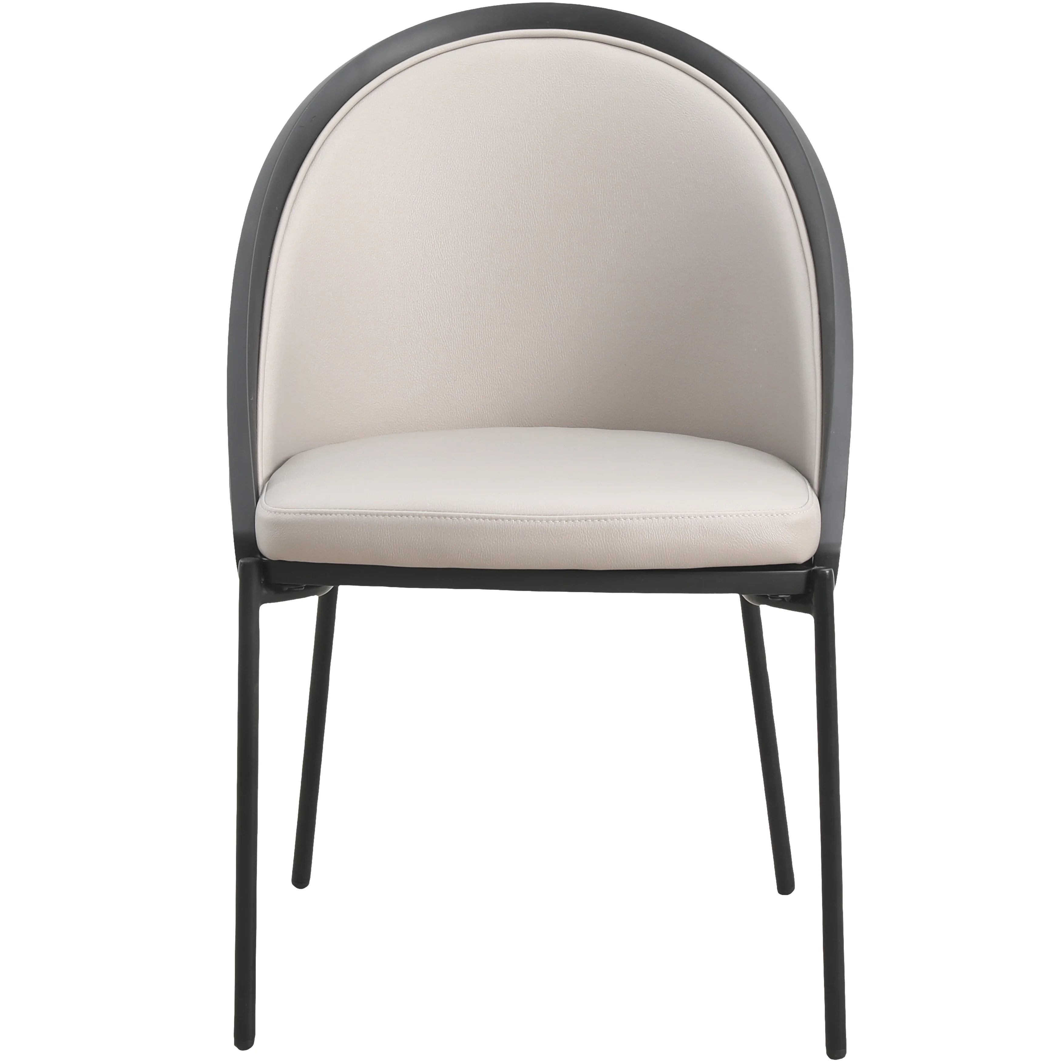 Urbane Collection Modern Dining Chair in Toupe
