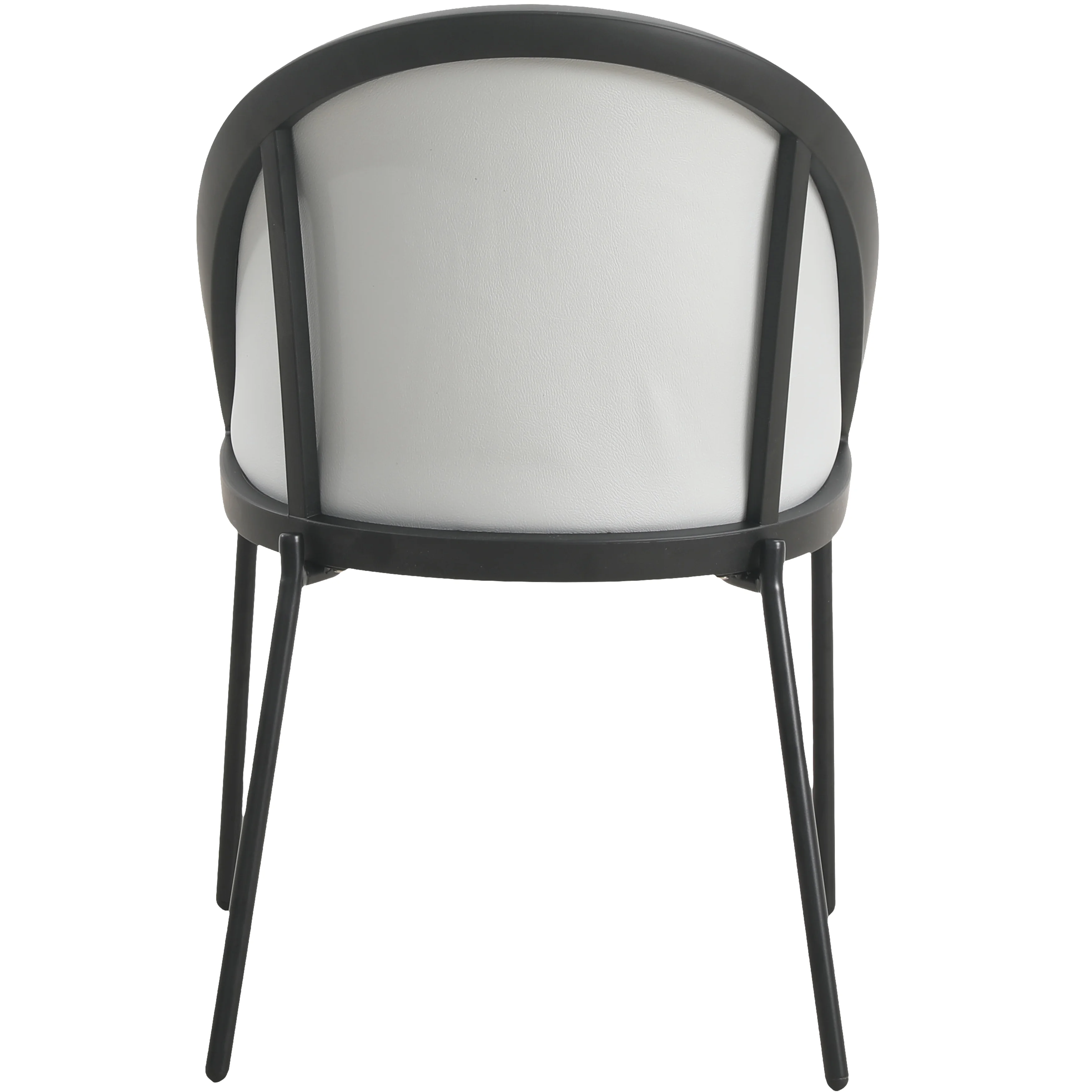 Urbane Collection Modern Dining Chair in White