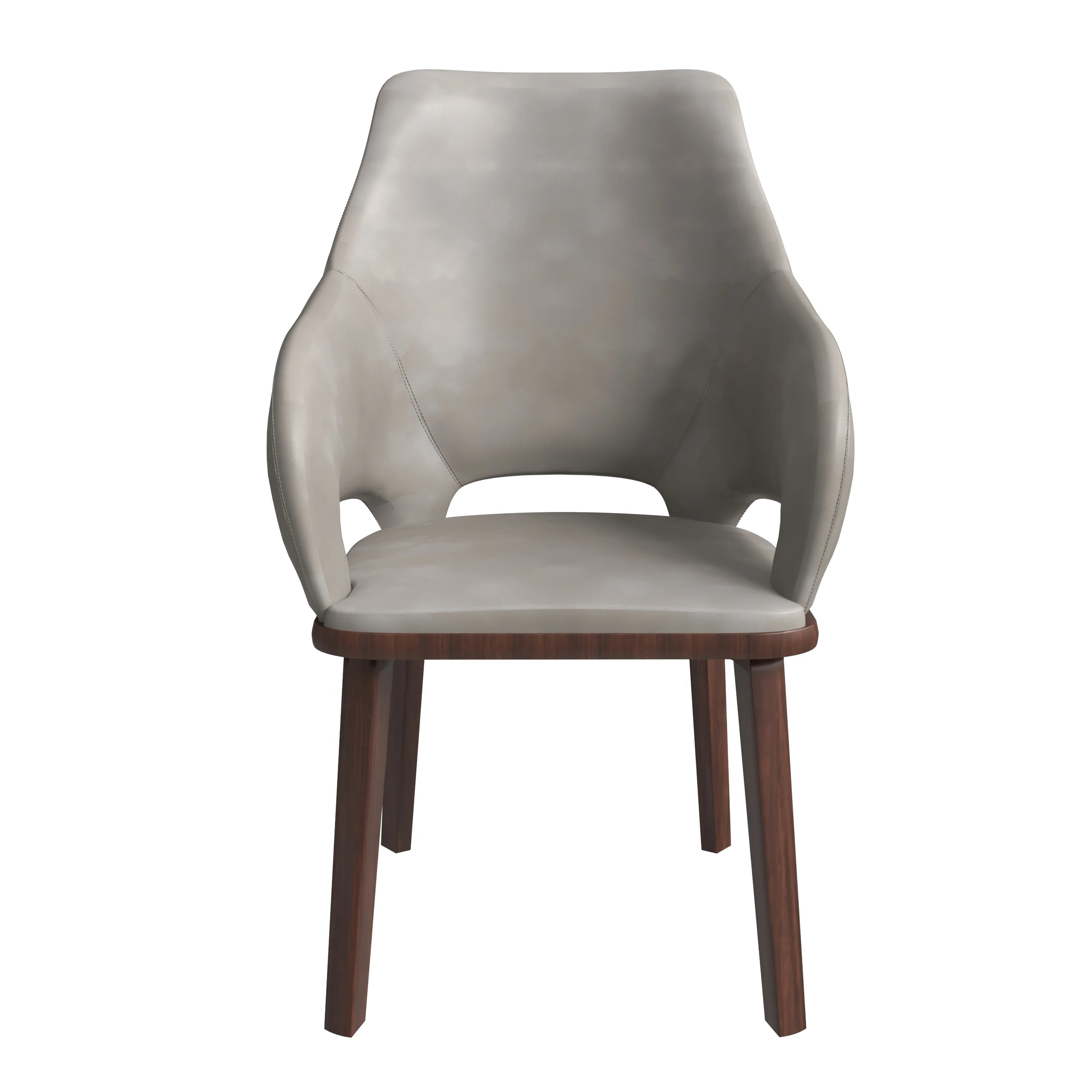 Vivara Collection Modern Dining Chair in Grey