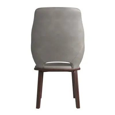 Vivara Collection Modern Dining Chair in Grey Set of 2