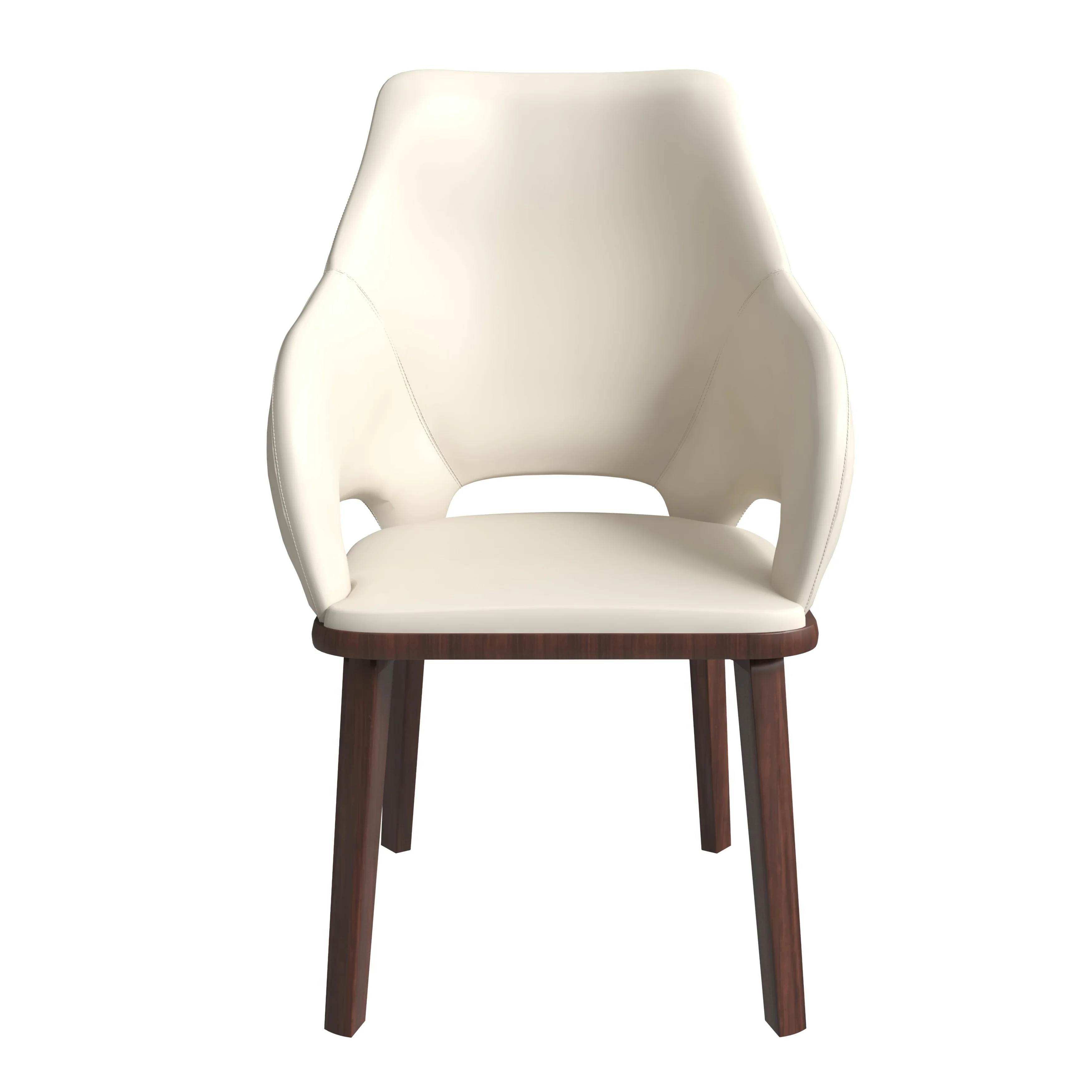Vivara Collection Modern Dining Chair in Light Taupe Set of 4