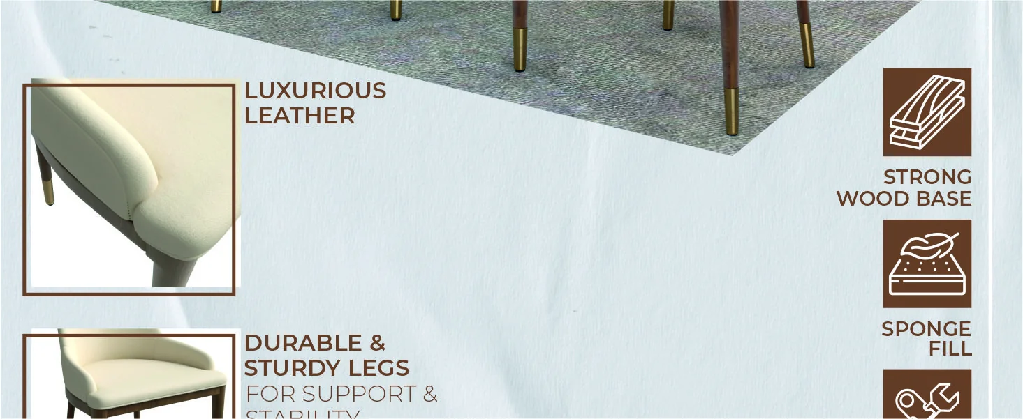 Viva Collection Modern Wooden Dining Chair in Light Toupe