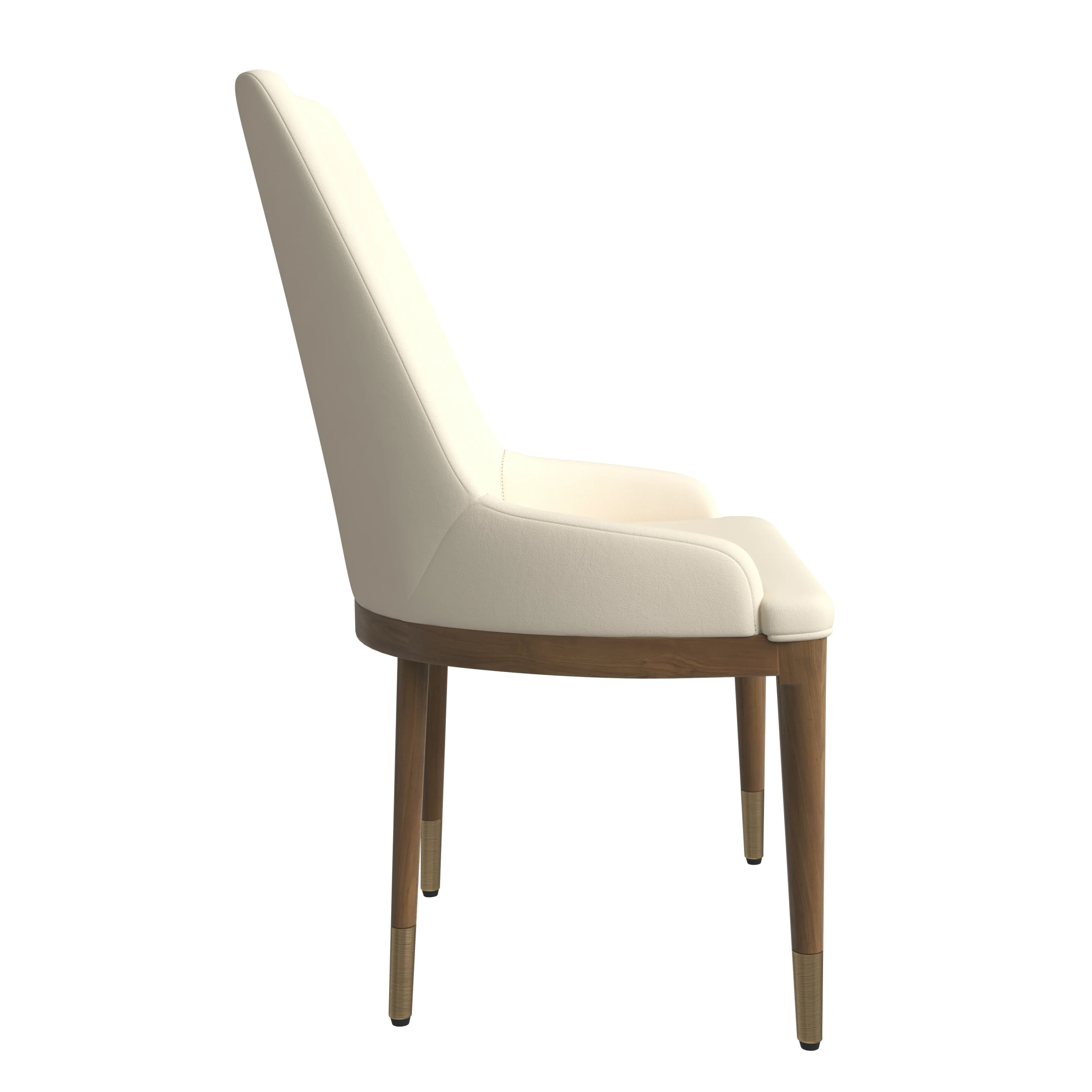 Viva Collection Modern Wooden Dining Chair in Light Toupe