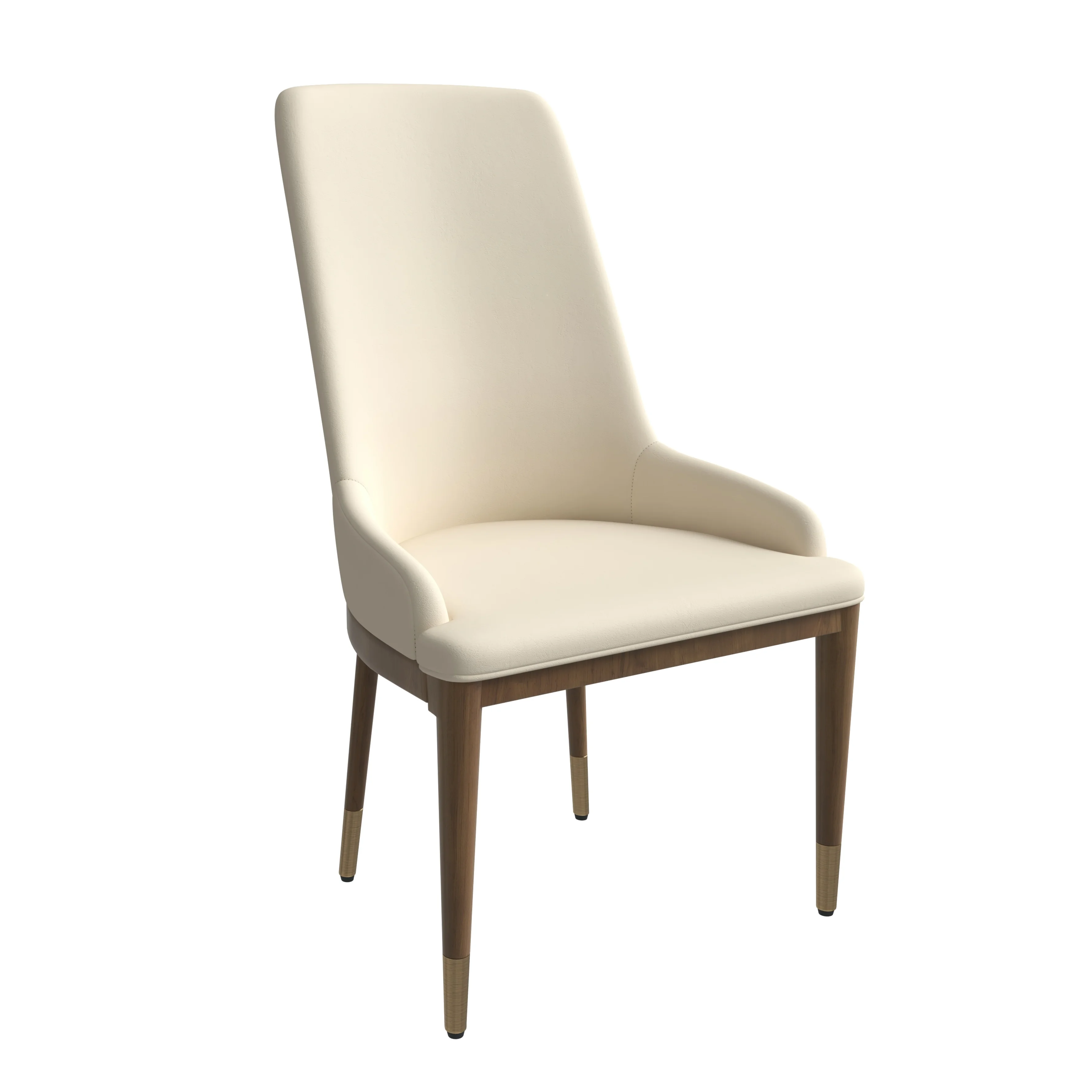 Viva Collection Modern Wooden Dining Chair in Light Toupe