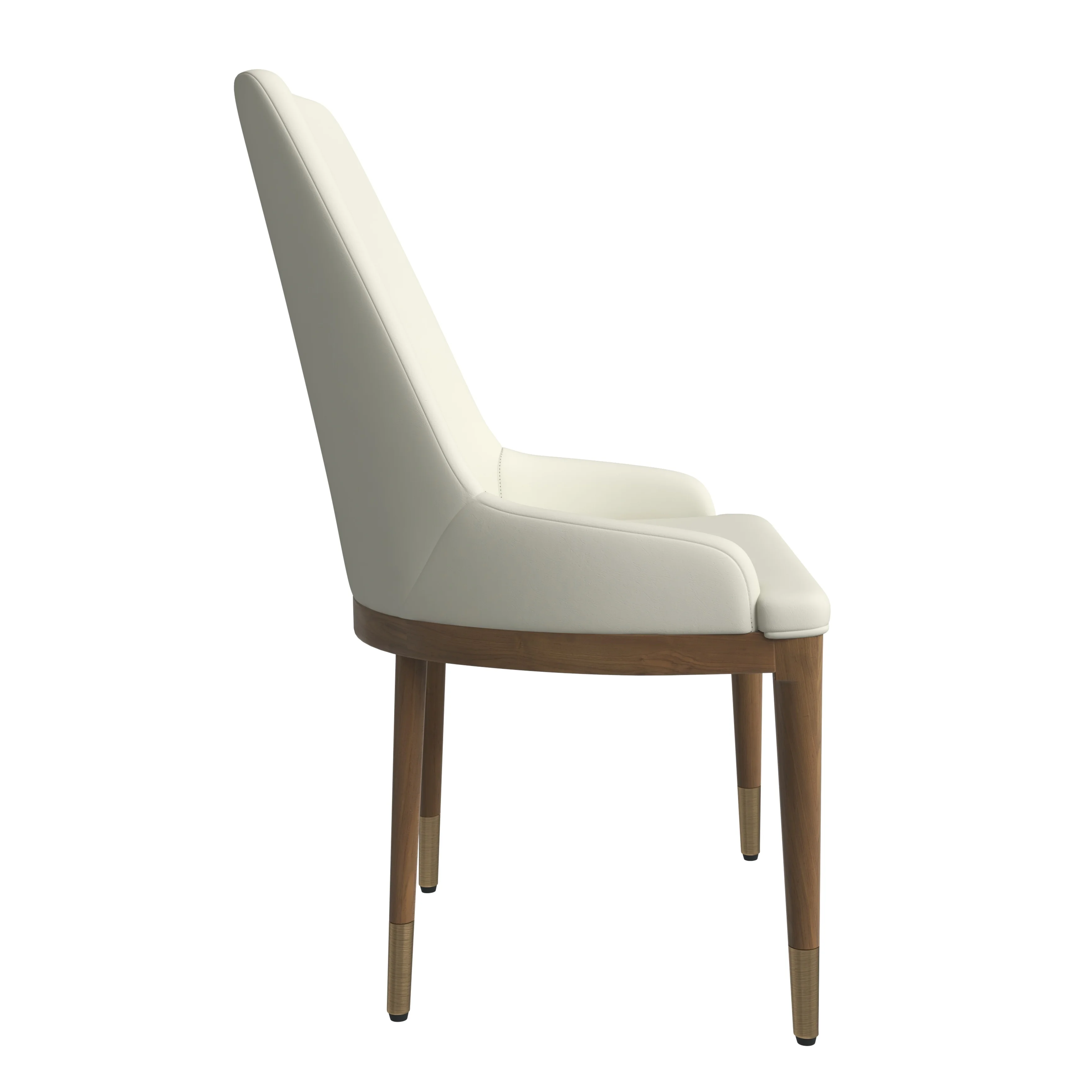 Viva Collection Modern Wooden Dining Chair in Toupe