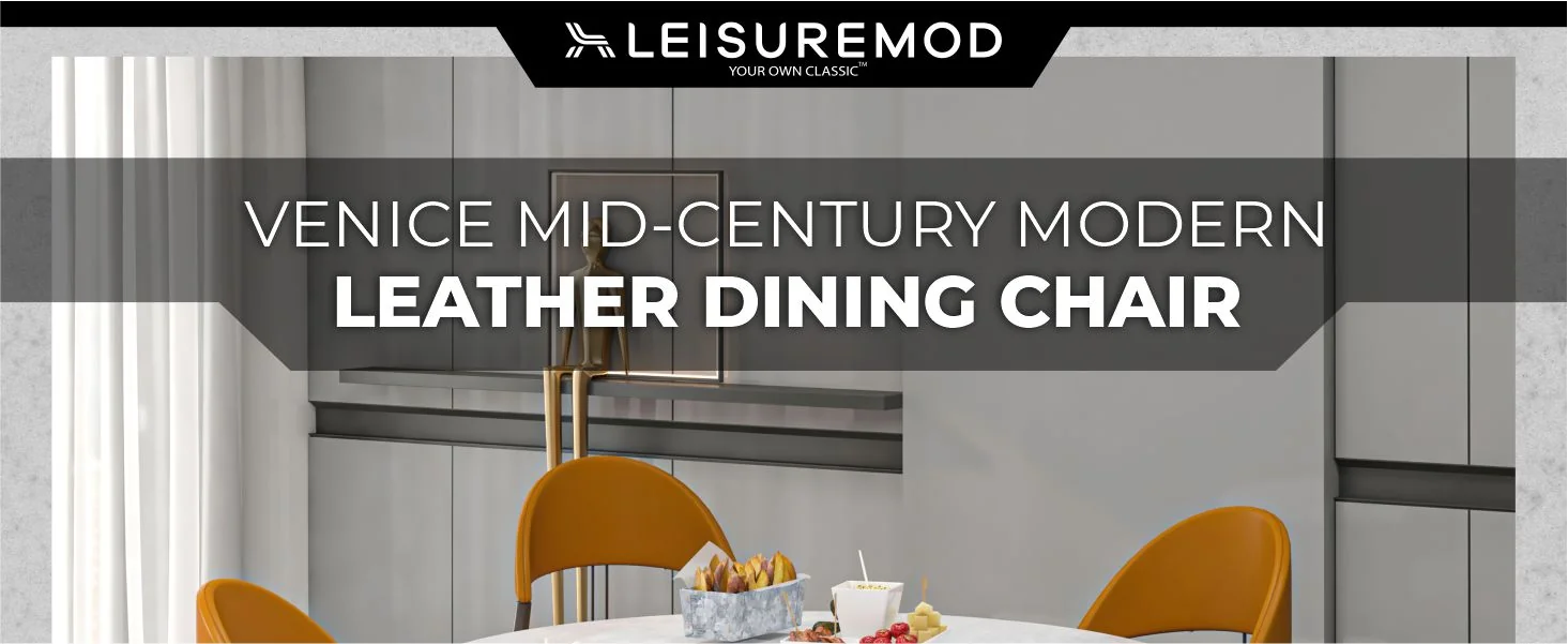 Venice Collection Modern Dining Chair In Black set of 4 in Light Brown