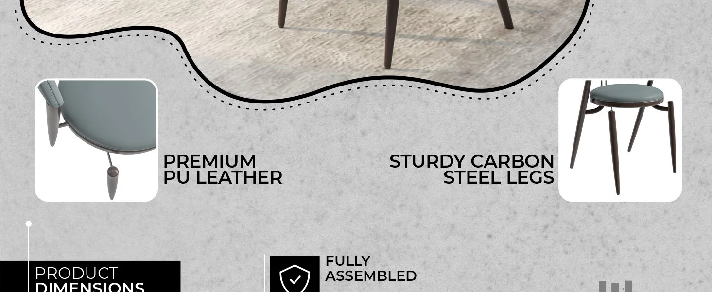 Venice Collection Modern Dining Chair In Light Grey