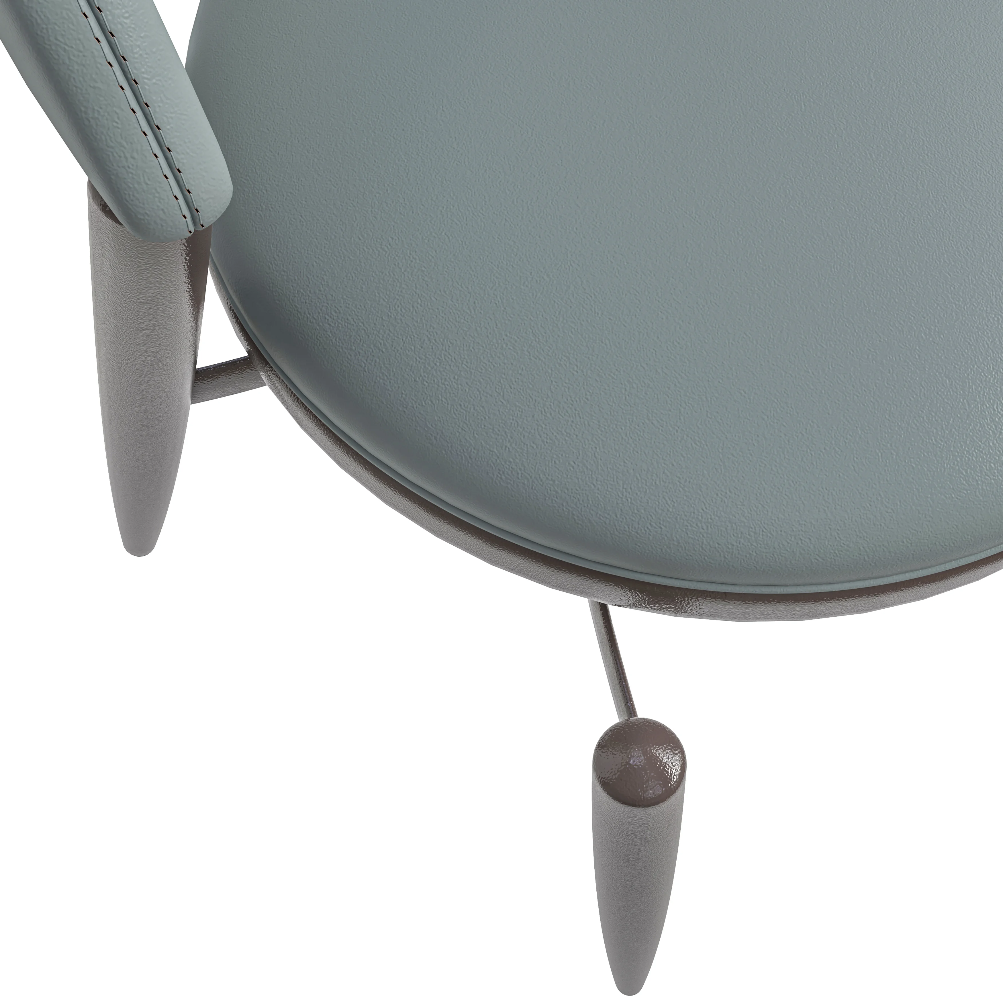 Venice Collection Modern Dining Chair In Black set of 4 in Light Grey