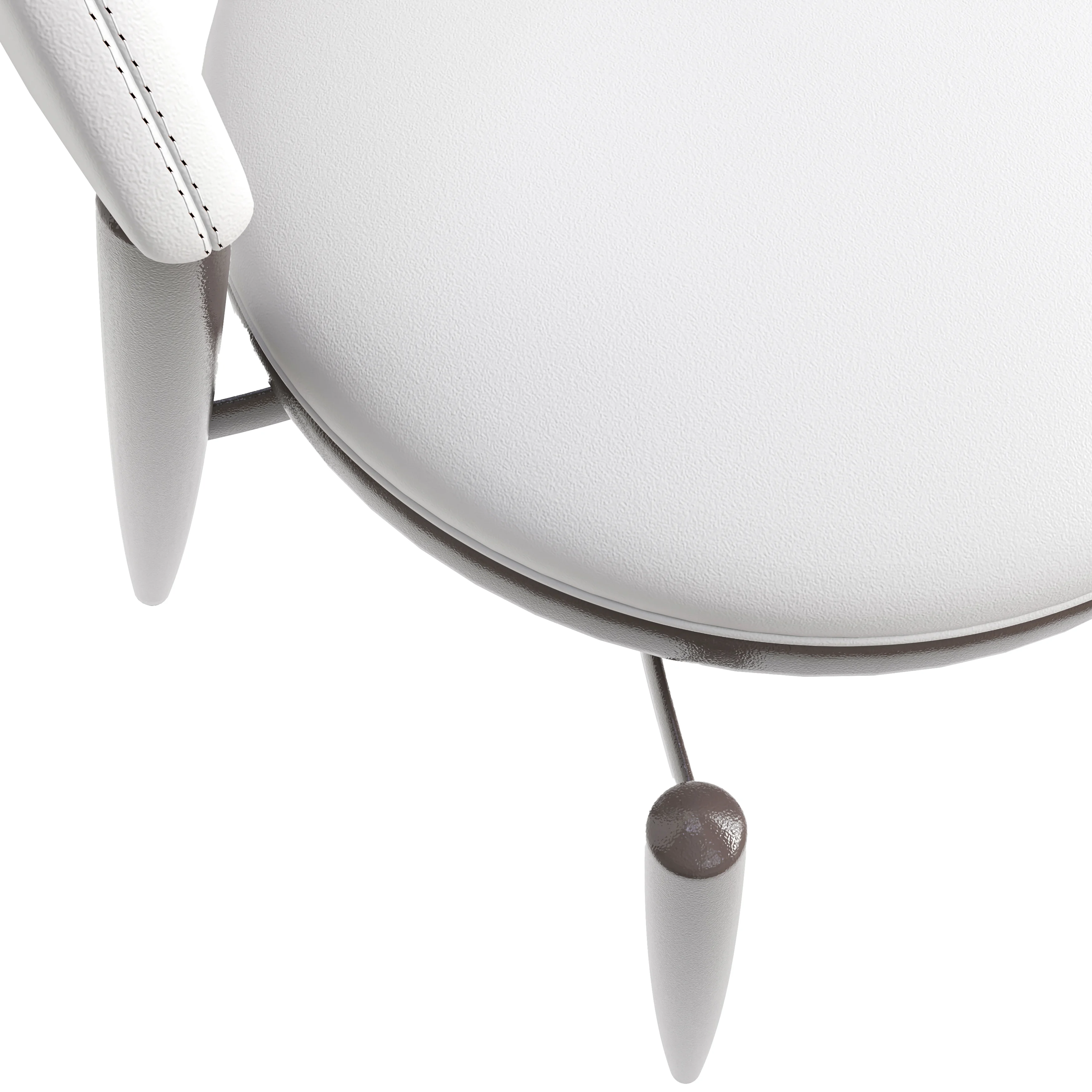 Venice Collection Modern Dining Chair In Black set of 2 in White