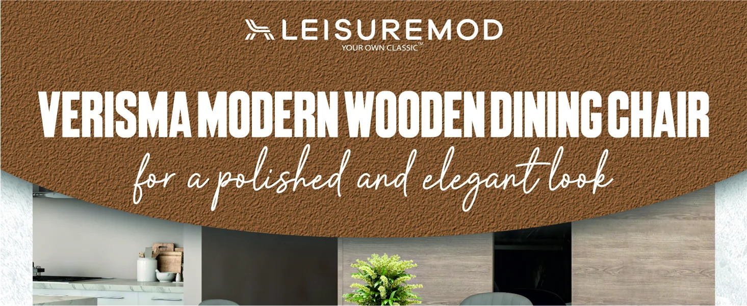 Verisma Collection Modern Wooden Dining Chair in Grey