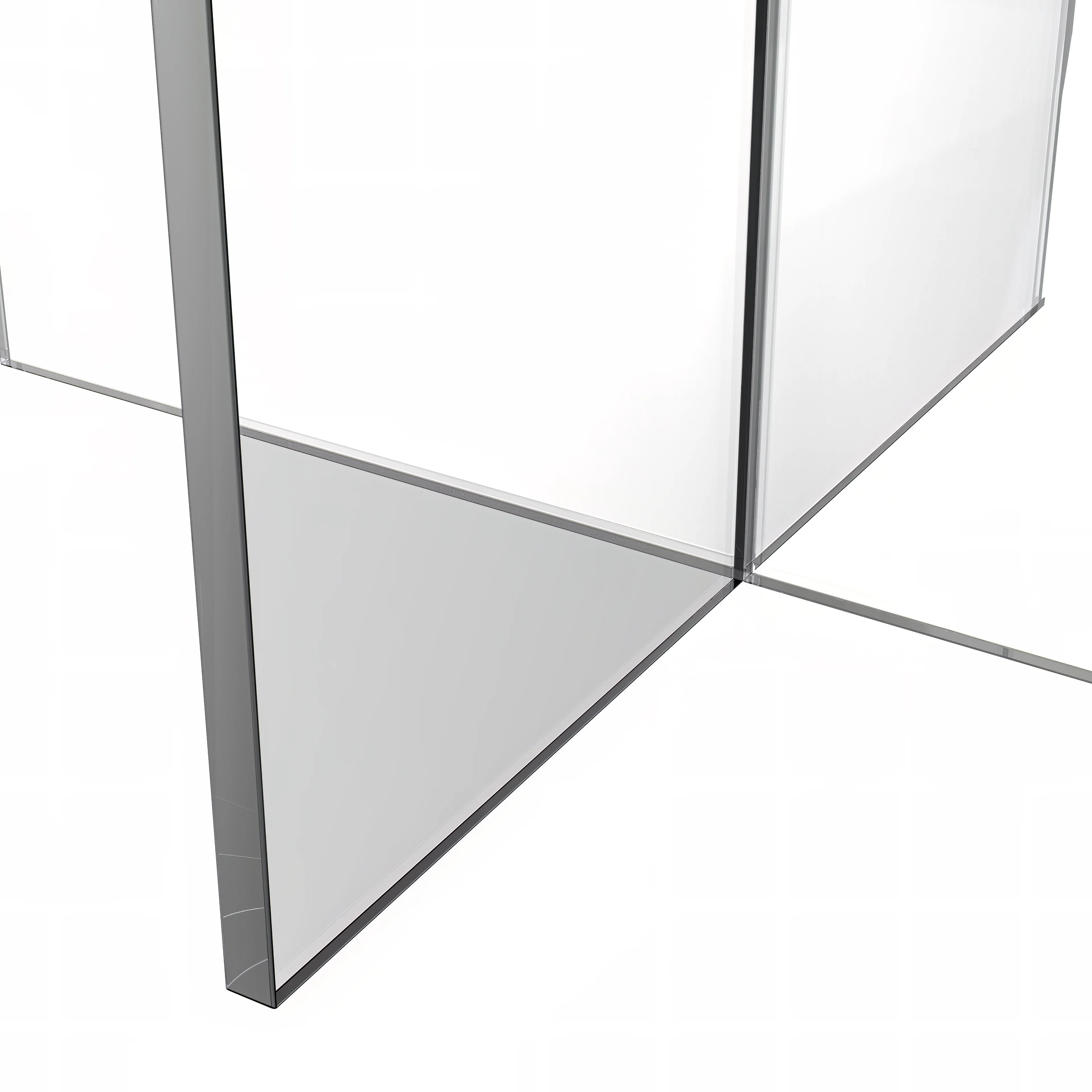 Valore Collection 28" Acrylic Side Table With Walnut Top