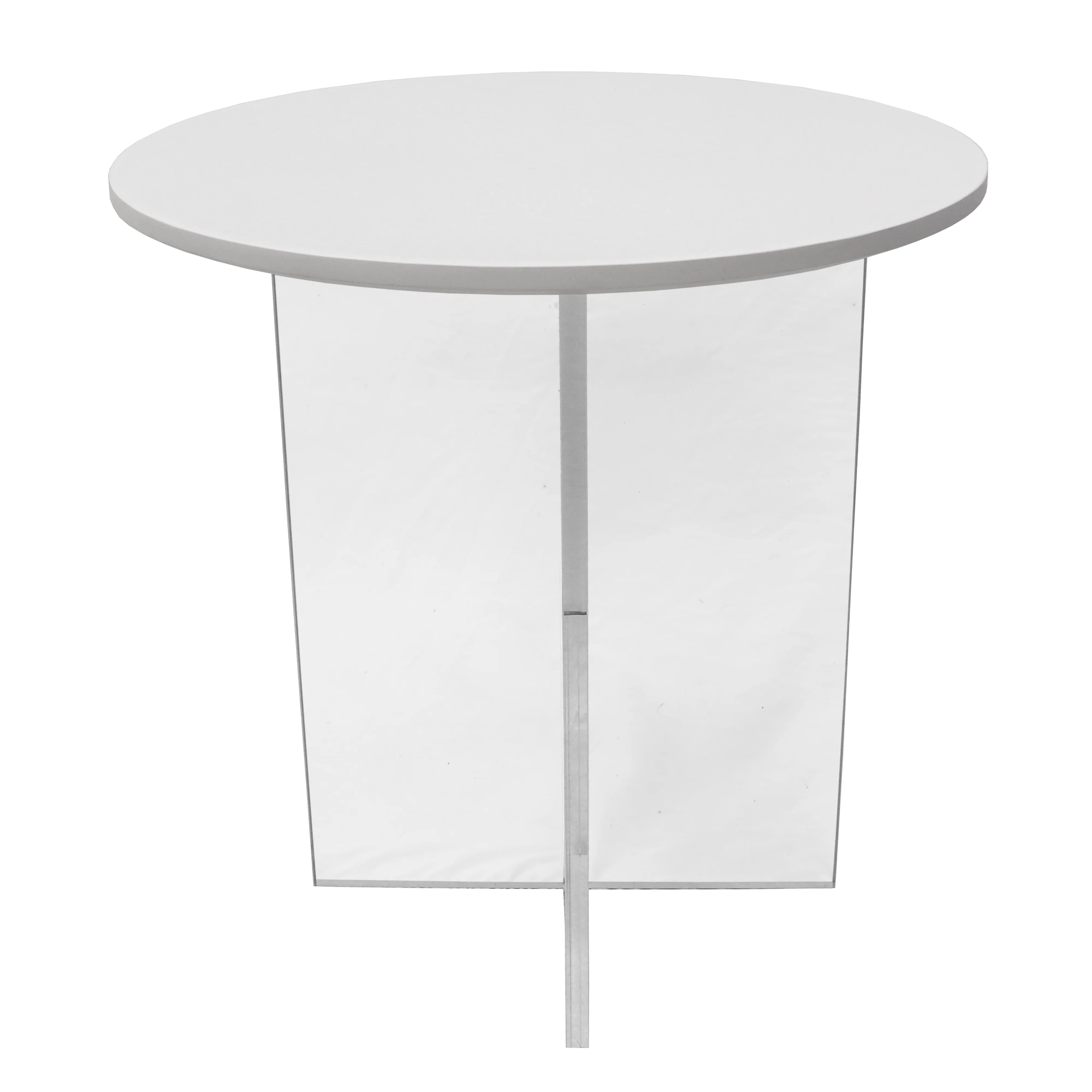 Valore Collection Acrylic Coffee Table With White Top