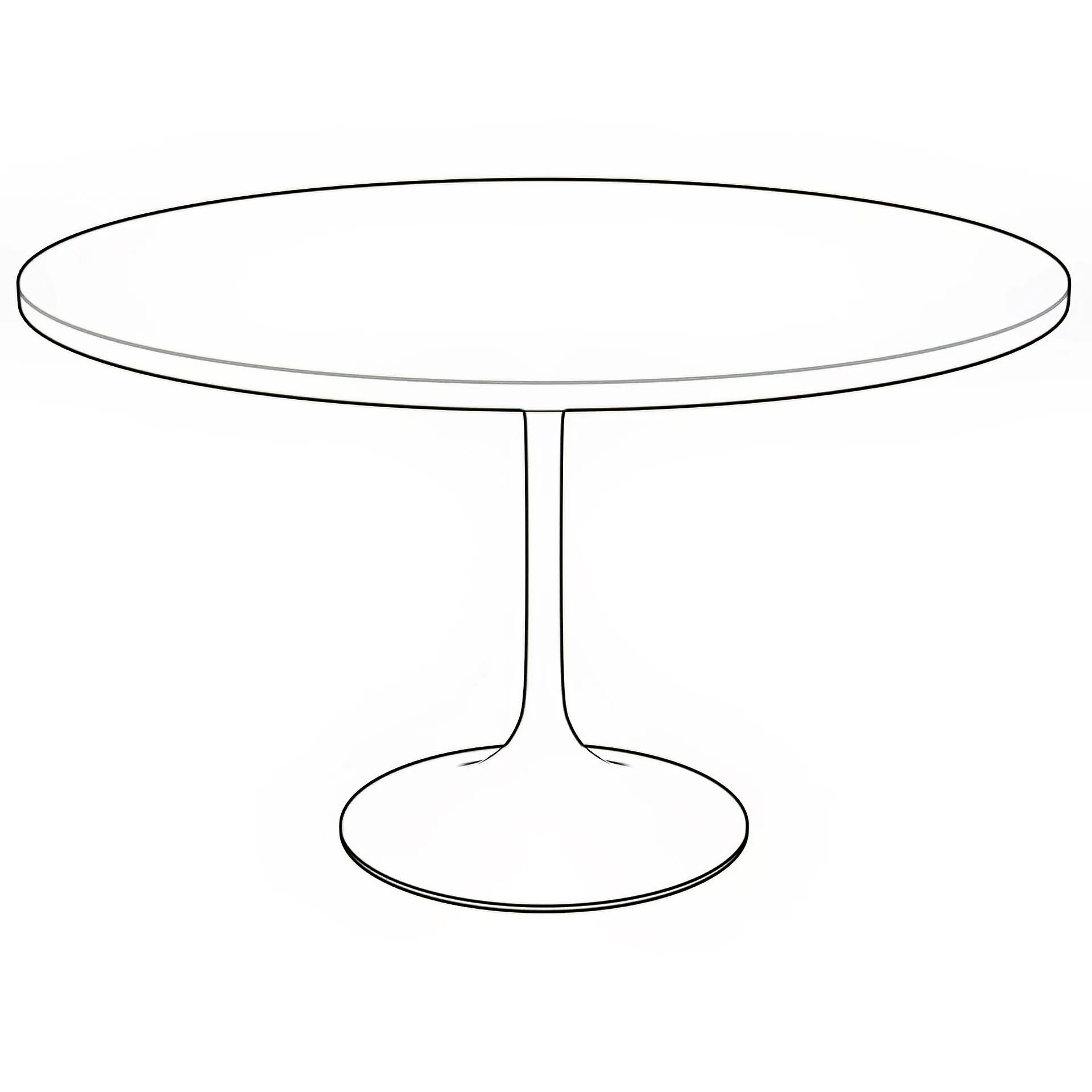 Verve Collection 48" Round Dining Table, Brushed Gold Base with Cognac Brown MDF Top