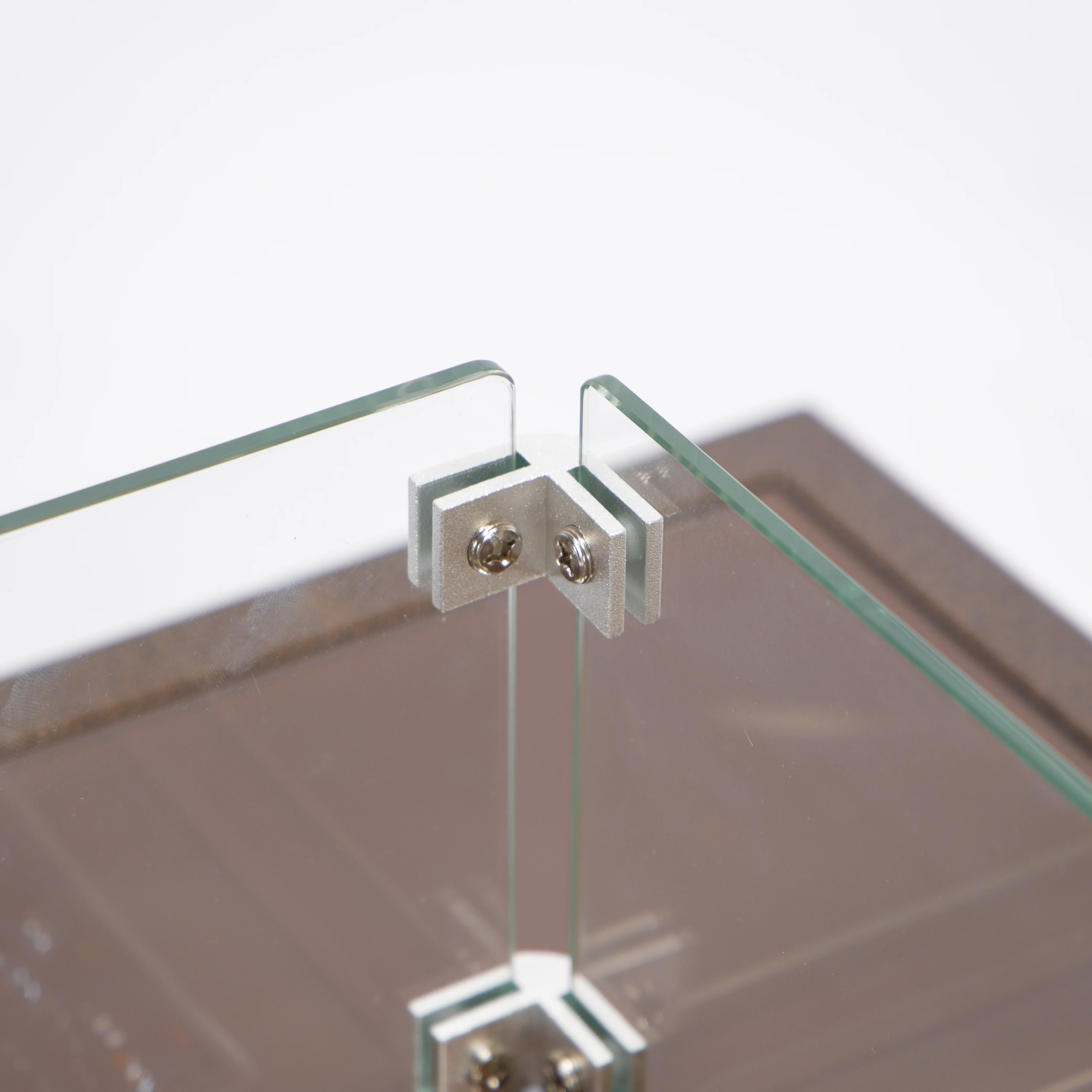 Walbrooke Outdoor Patio Aluminum Square Slats Design Fire Pit Side Table with Lid and Fire Glass for Patio and Backyard Garden