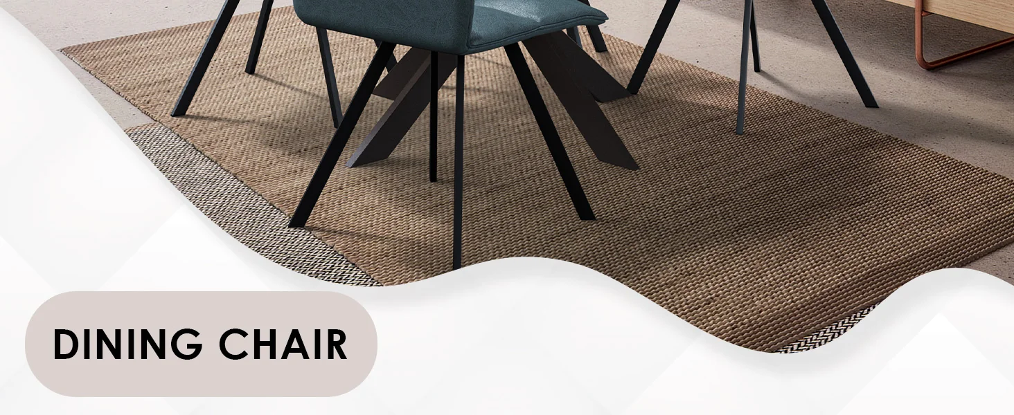 Wesley Modern Leather Dining Chair With Metal Legs