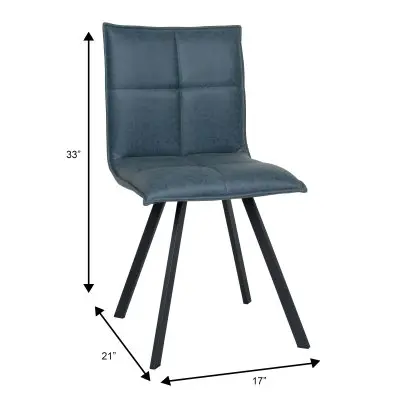 Zayle 5-Piece Dining Set with 55" Rectangular Dining Table in White Grey Sintered Stone Top and 4 Leather Dining Chairs in Grey