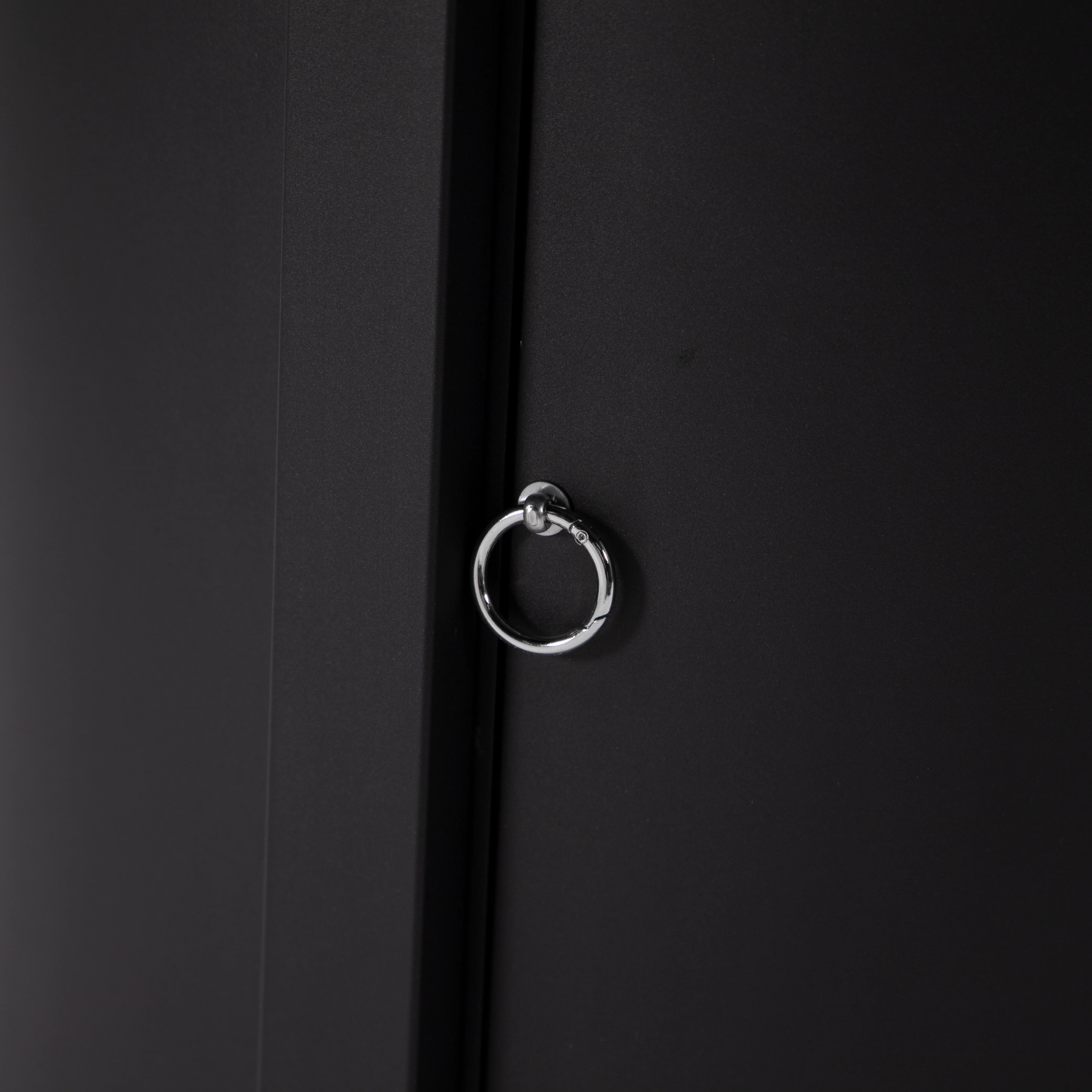 Walbrooke Black Patio Round Tank Holder in Black