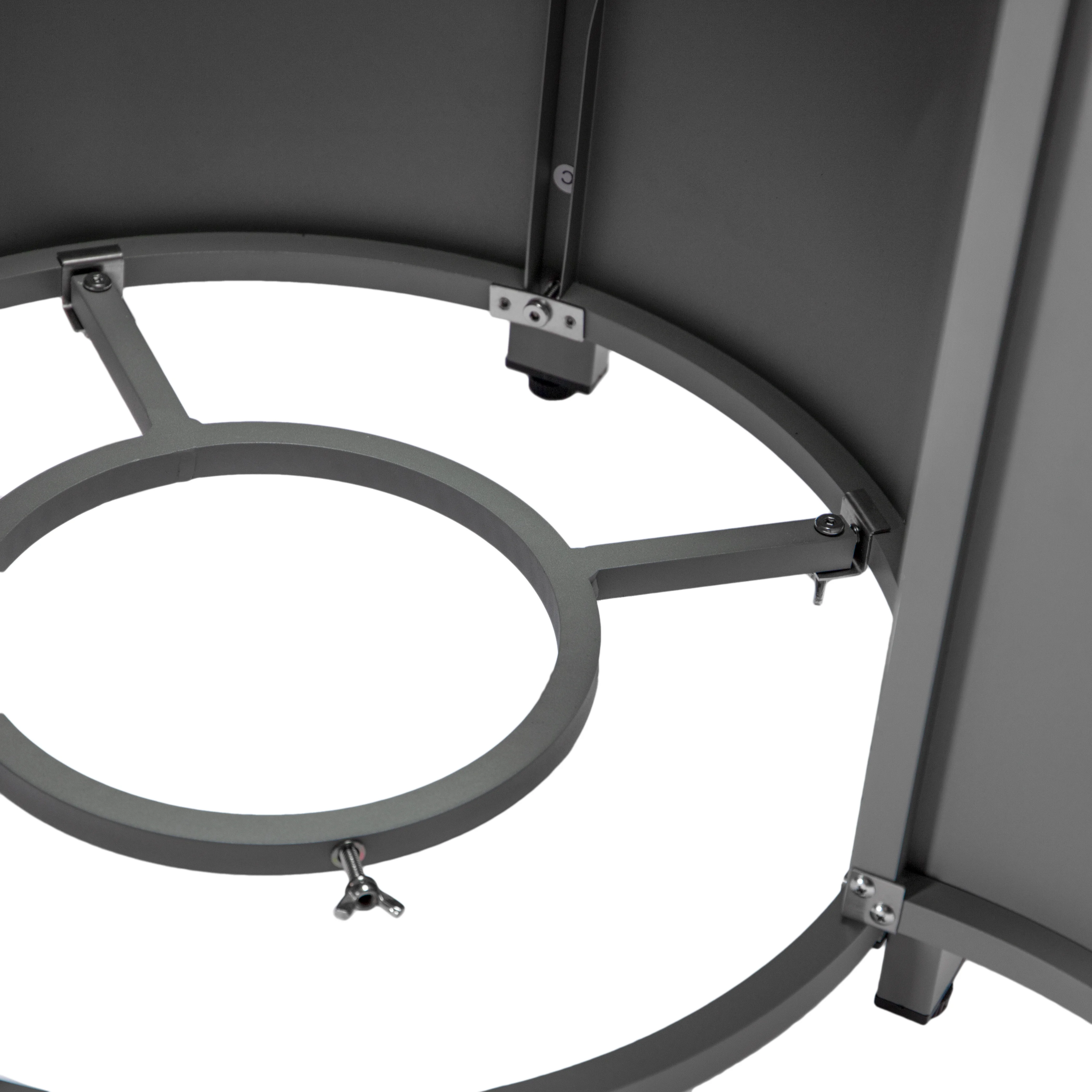 Walbrooke Grey Patio Round Tank Holder in Grey