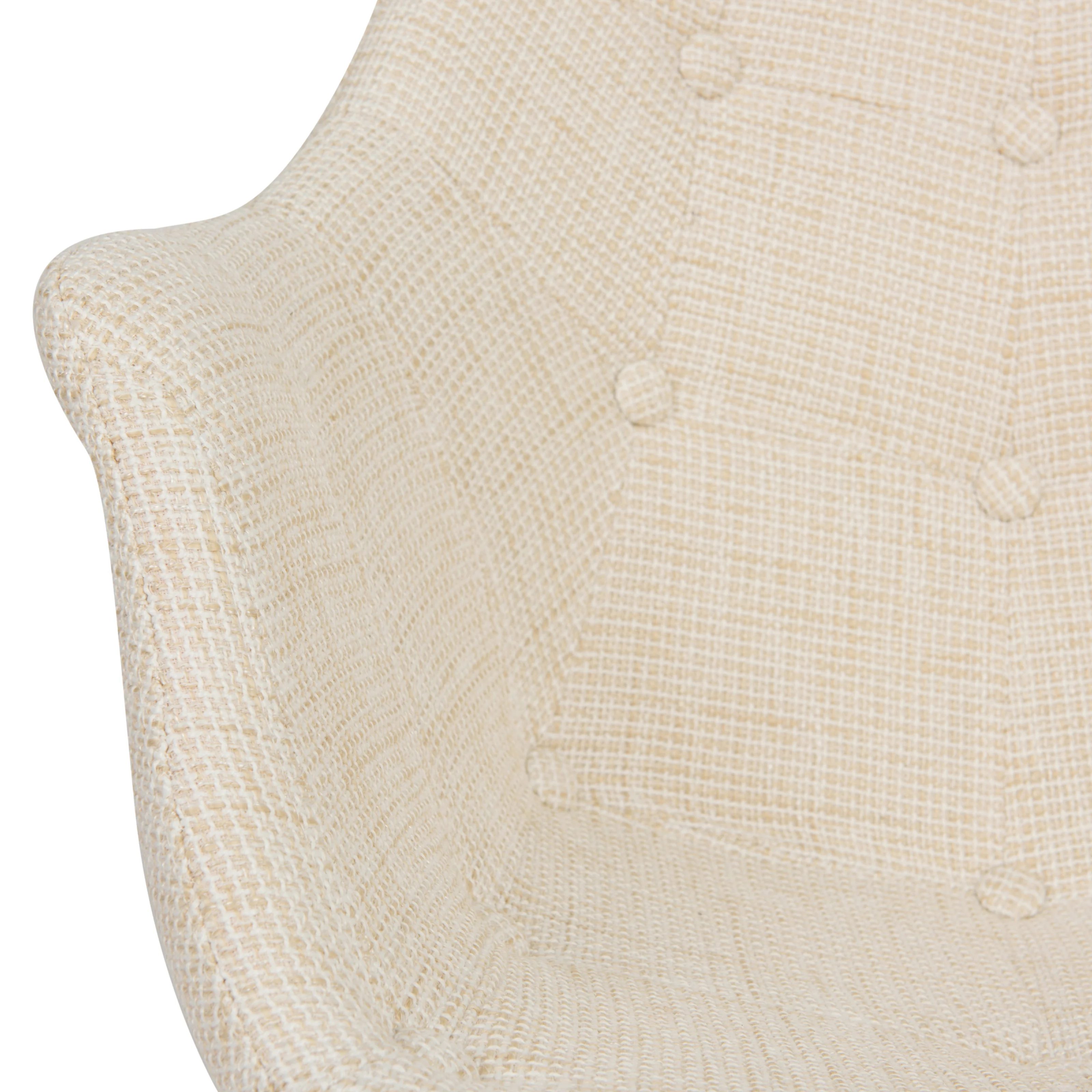 Willow Twill Fabric Eiffel Rocking Chair