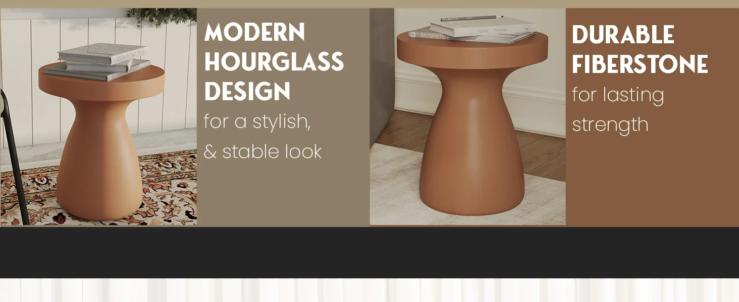 Modern Side End Table Wisp Series In Pink