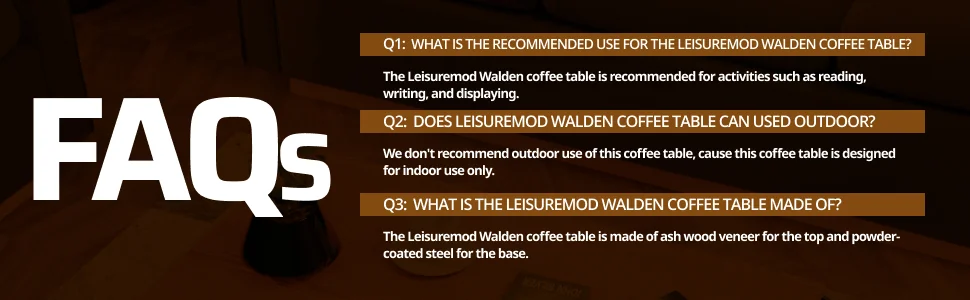 Walden Rectangular Coffee Table with Ash Veneer Top and Powder Coated Steel Frame in White