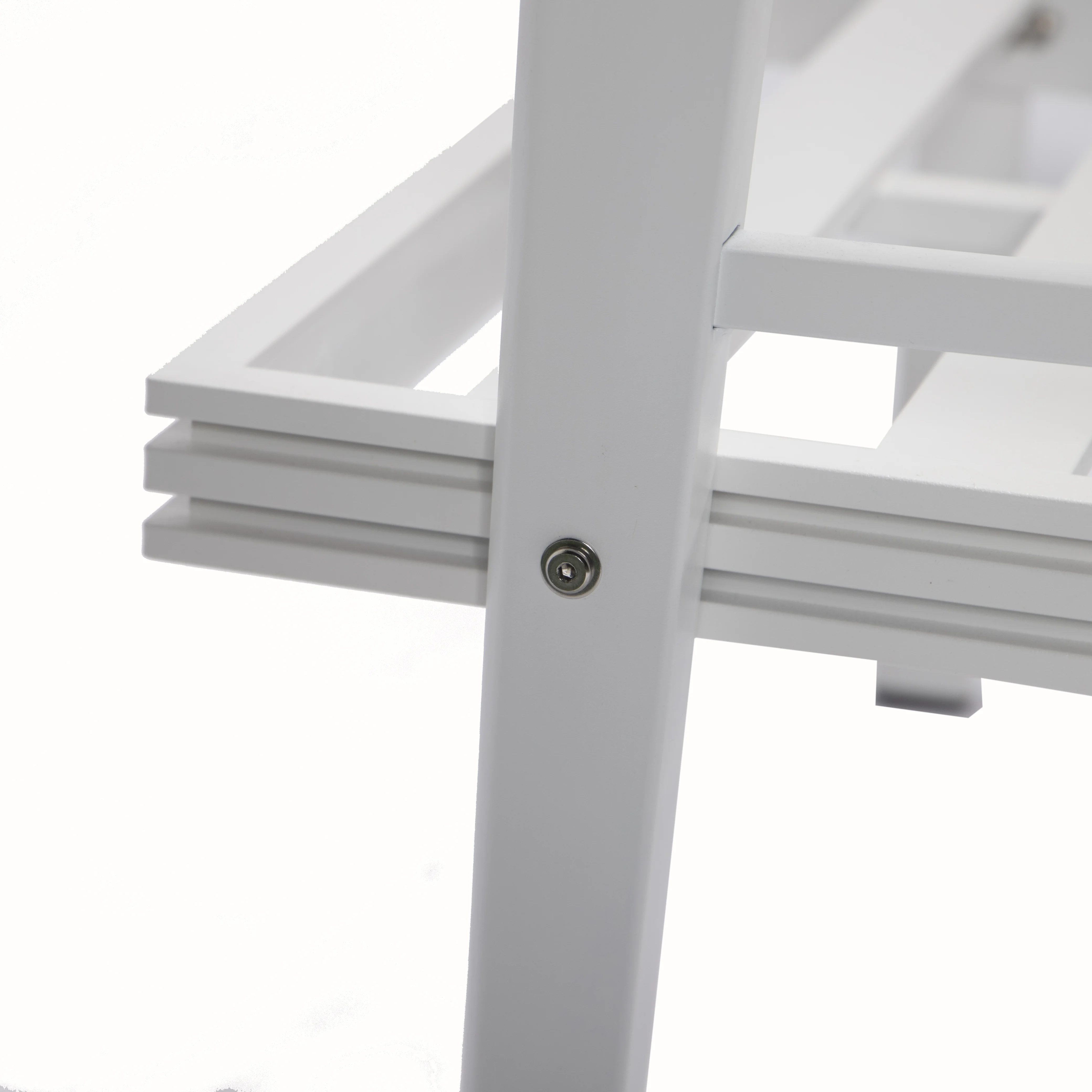 Walbrooke Outdoor Patio White Aluminum Armchairs With Cushions Set Of 2 in Red