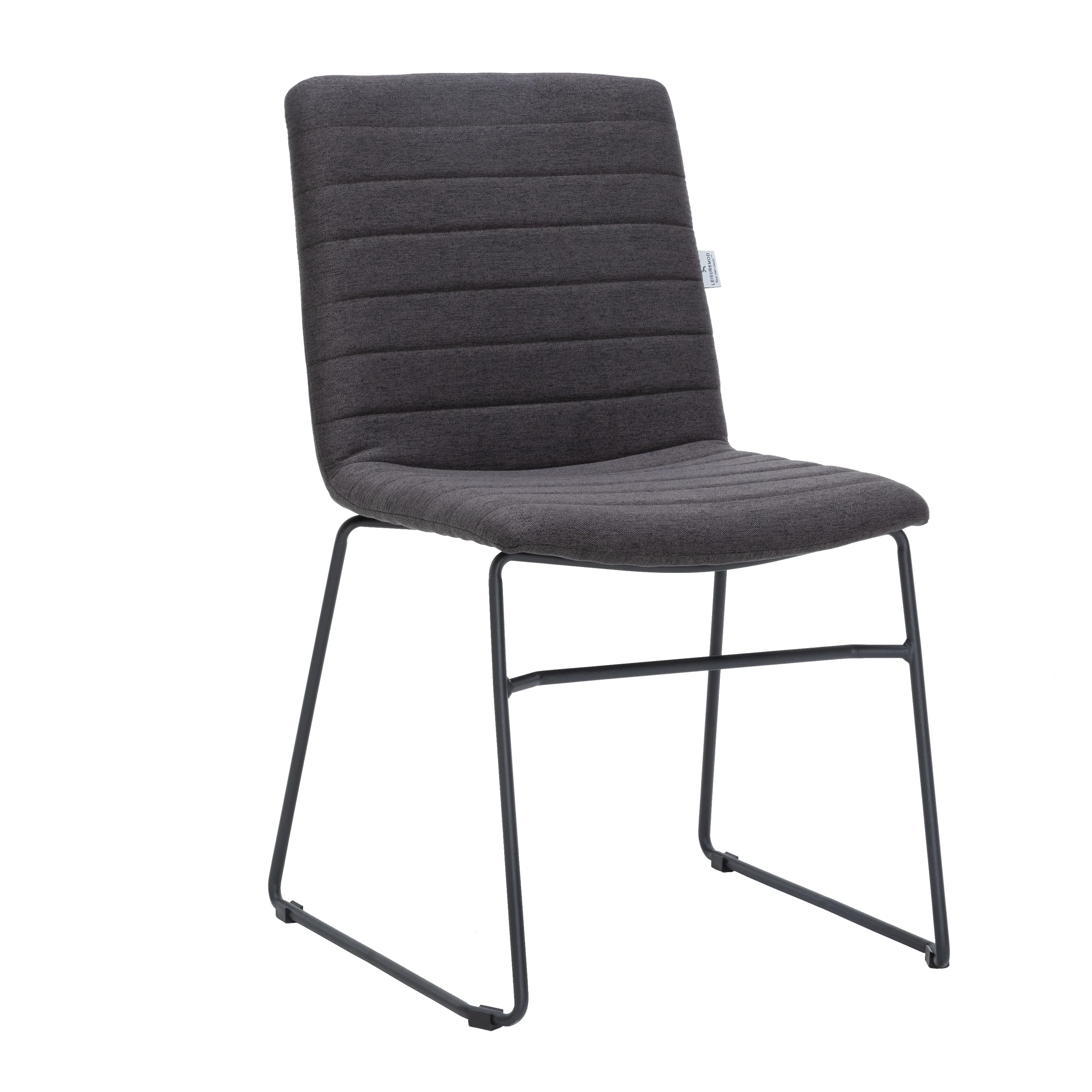 Zylar Series Office Guest Chair in Brown Fabric